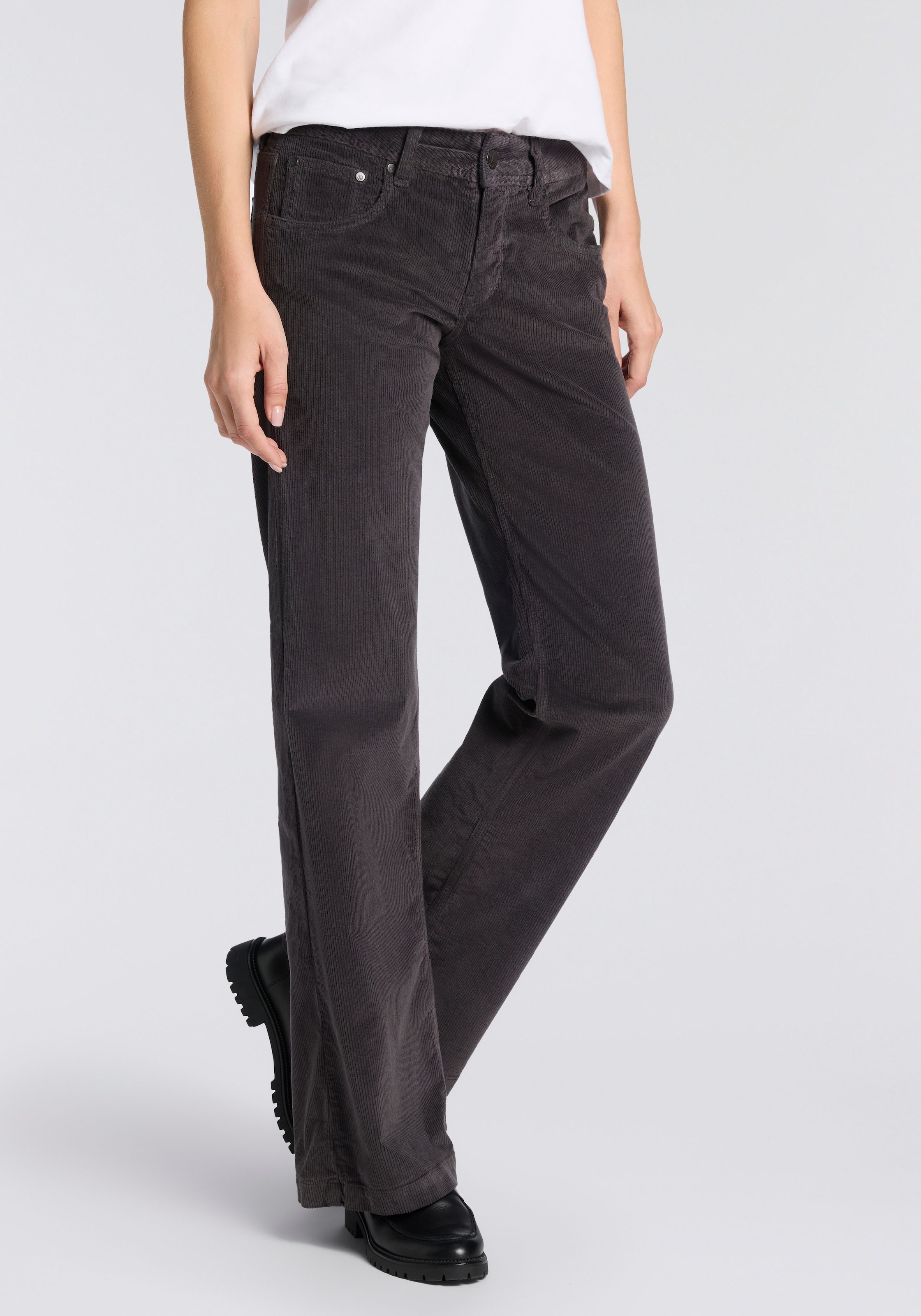 Herrlicher Cordhose »Edna Cord Stretch« im Flared Fit
