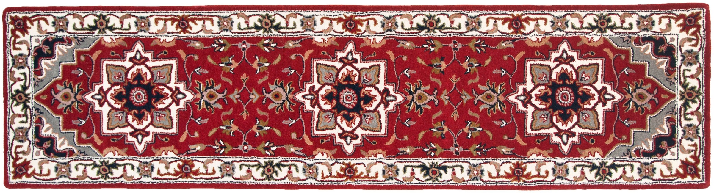 THEKO Wollteppich »Royal Heriz«, rechteckig, 14 mm Höhe, reine Wolle, Orient-Optik, auch als Läufer, Wohnzimmer