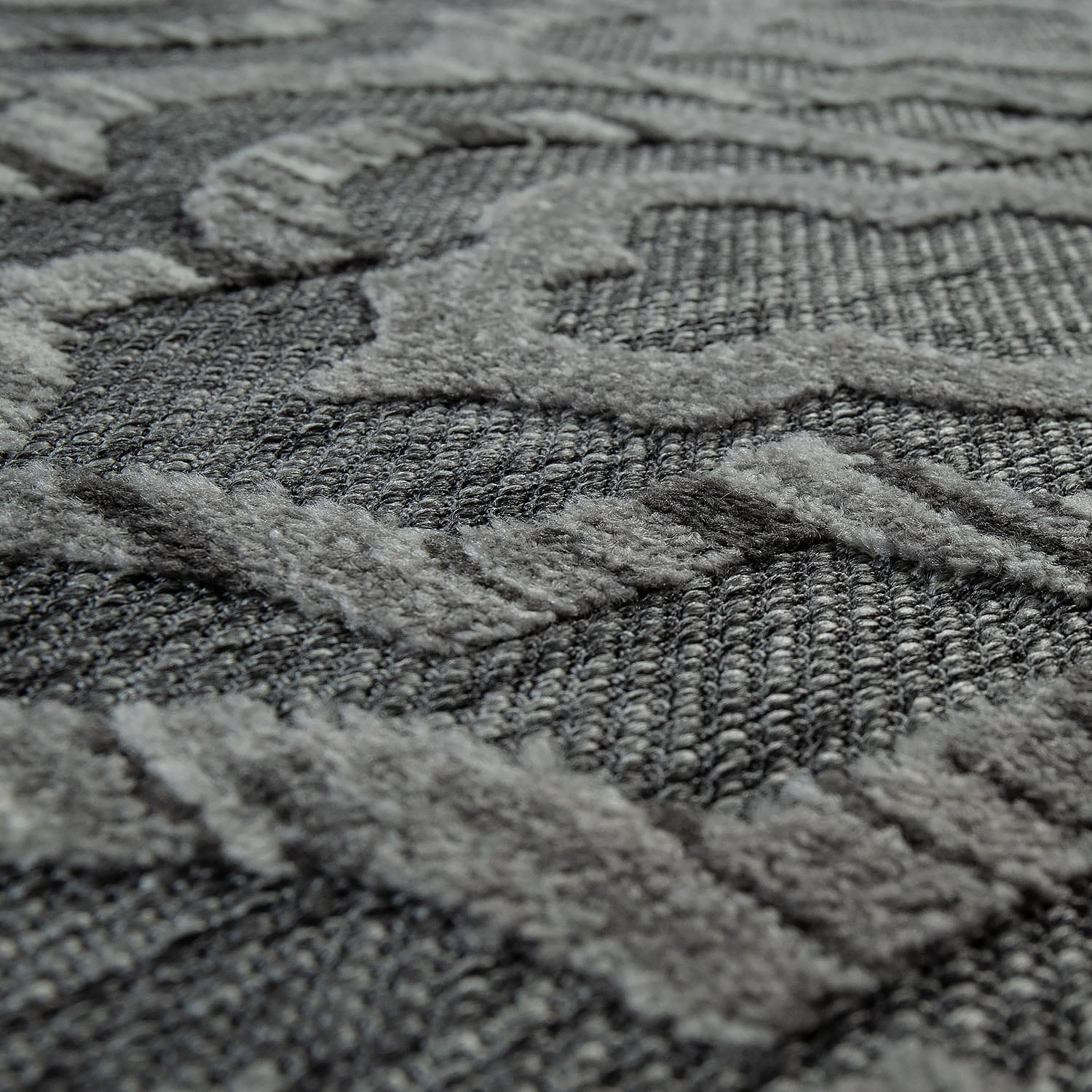 Paco Home Teppich »Stilo 861«, rechteckig, 12 mm Höhe, Kurzflor, 3D-Design, In- und Outdoor geeignet, Wohnzimmer