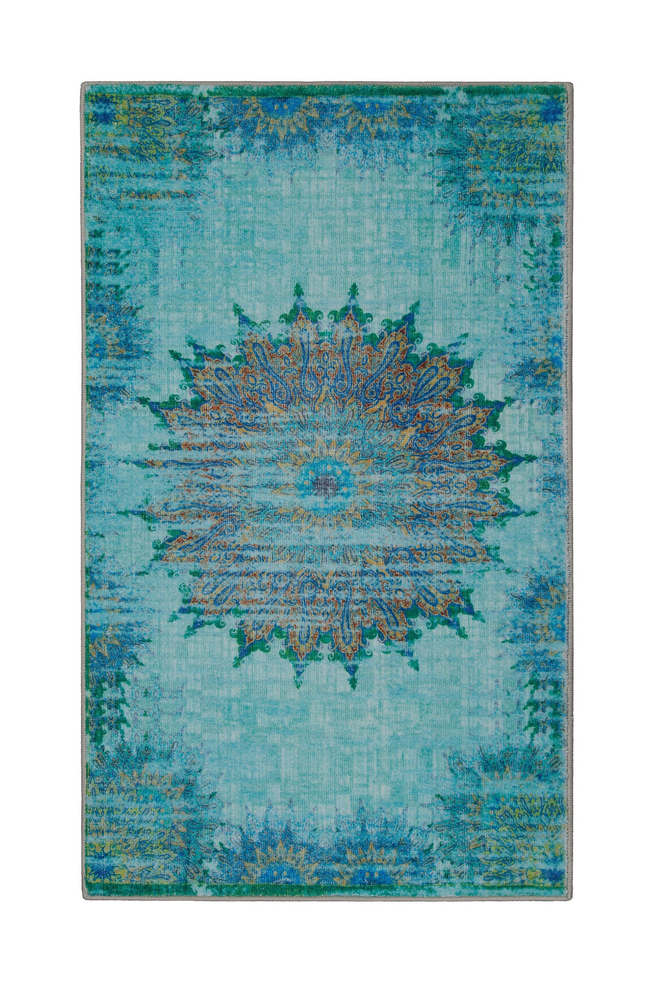 Wecon home Badematte »Healing«, fussbodenheizungsgeeignet, Vintage, waschbar, rutschfest, schnell trocknend, robust, Badteppich