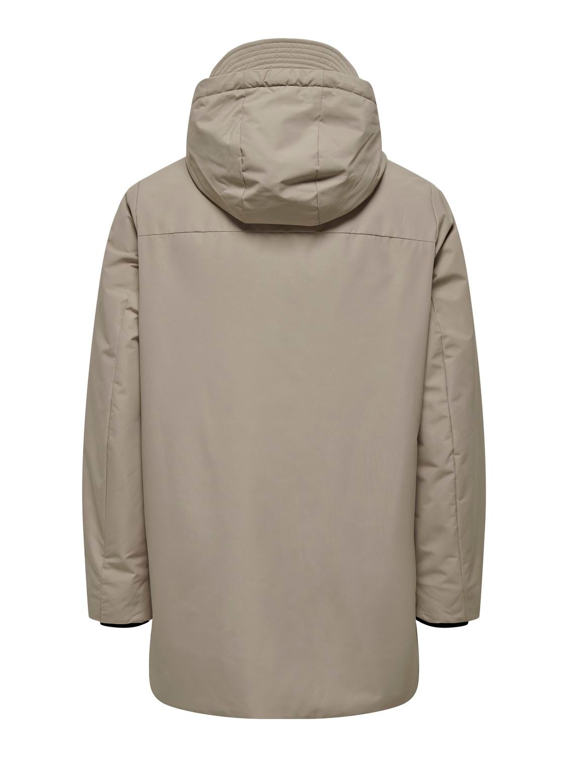 ONLY & SONS Outdoorjacke »ONSCARL LIFE PARKA OTW«, mit Kapuze