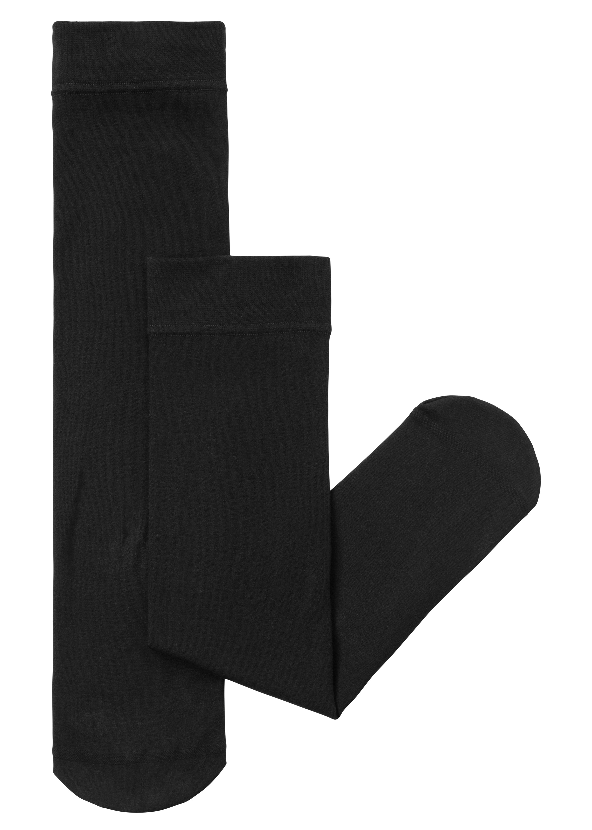 Lavana Thermostrümpfe "Kniestrümpfe Innen warm angeraut" Packung, 2 Stk. tlg. für warme Füsse