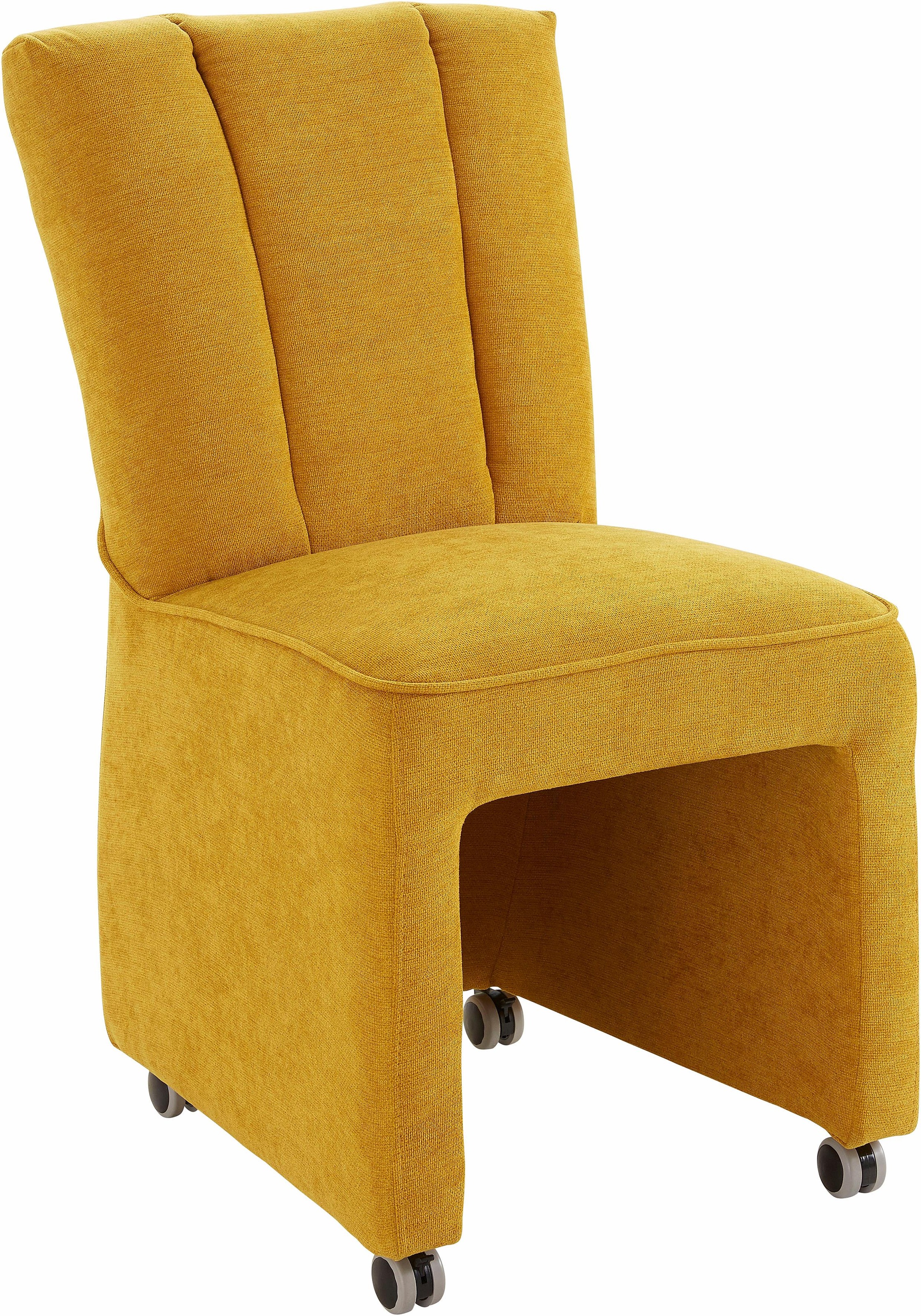 exxpo - sofa fashion Sessel »Costa, Loungesessel, Hochlehnsessel, auf Rollen, Komfortsitzhöhe 53cm«, kompakt und bequem, Breite 52 cm