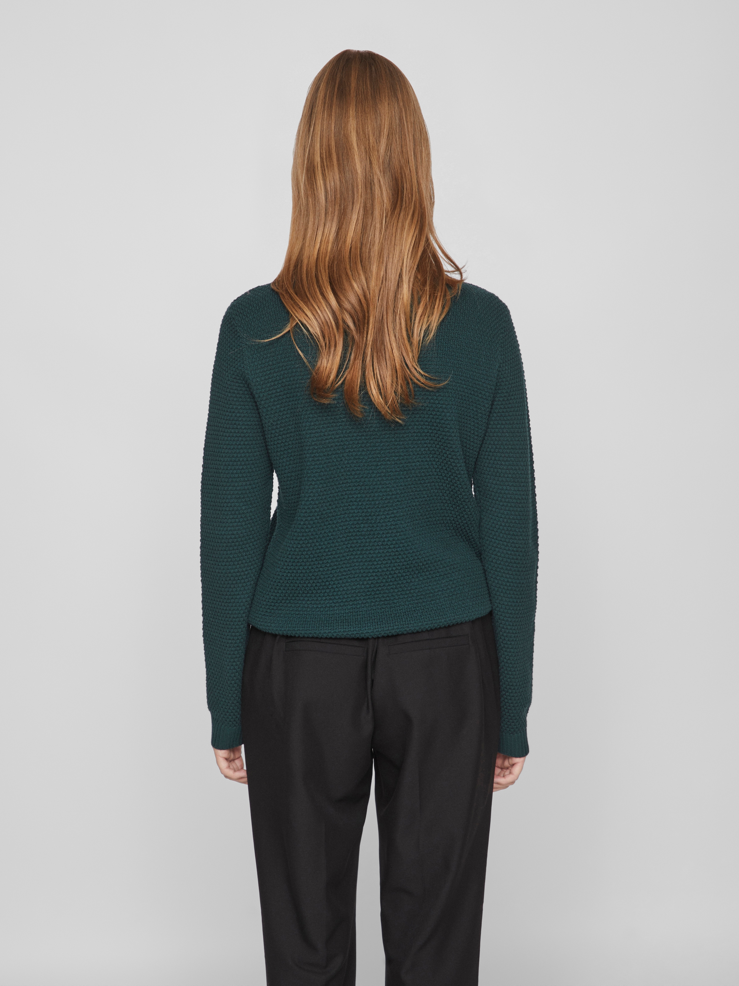 Vila Rundhalspullover »VIDALO O-NECK L/S KNIT TOP- NOOS«