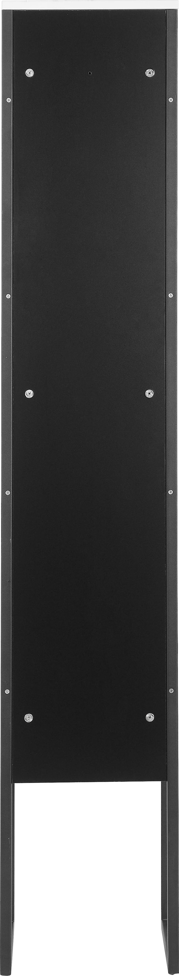welltime Seitenschrank »Paris«, premium Badmöbel, Breite 31,5 cm Hochschrank Loft Design