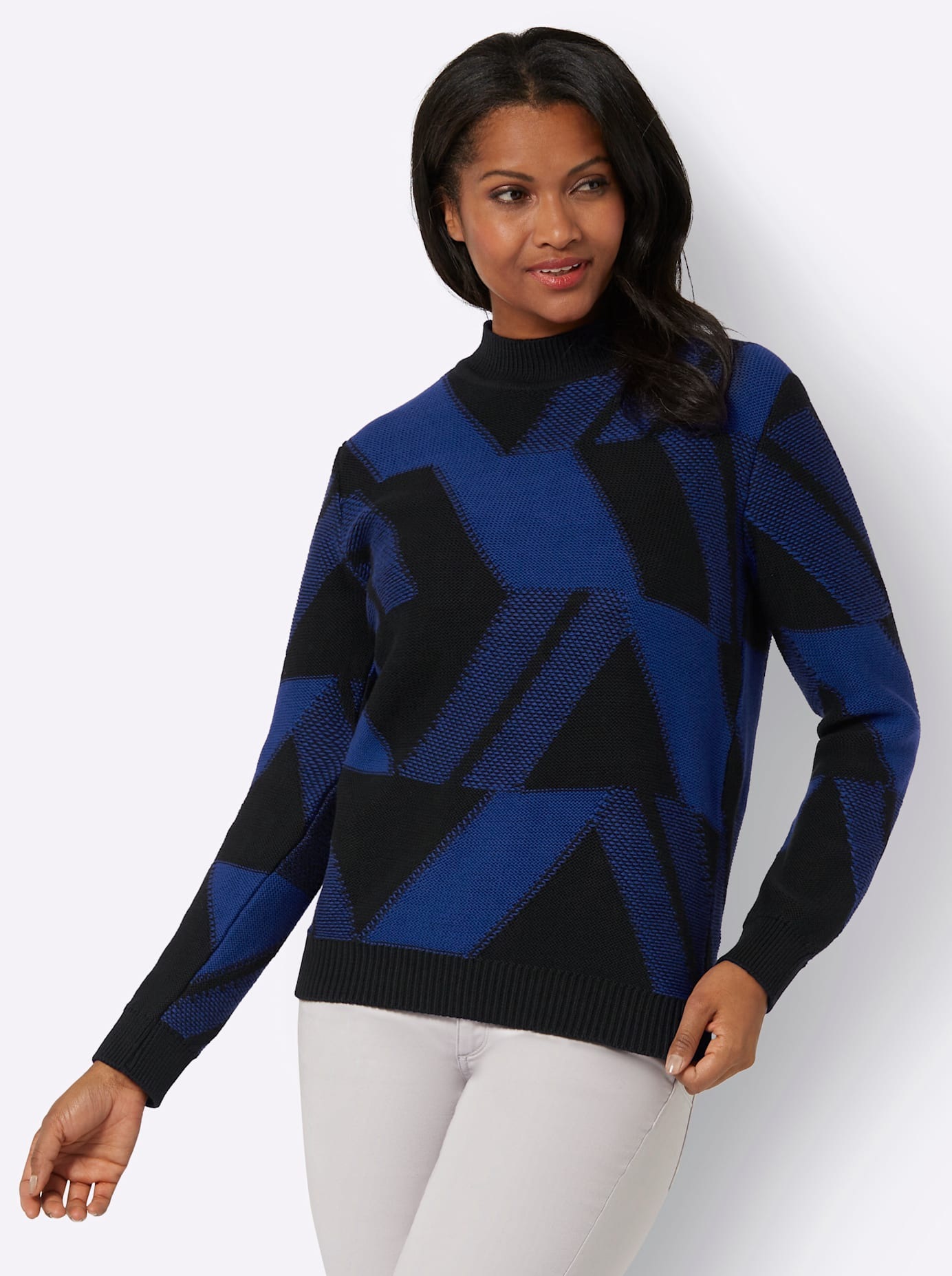 Inspirationen Stehkragenpullover »Pullover«