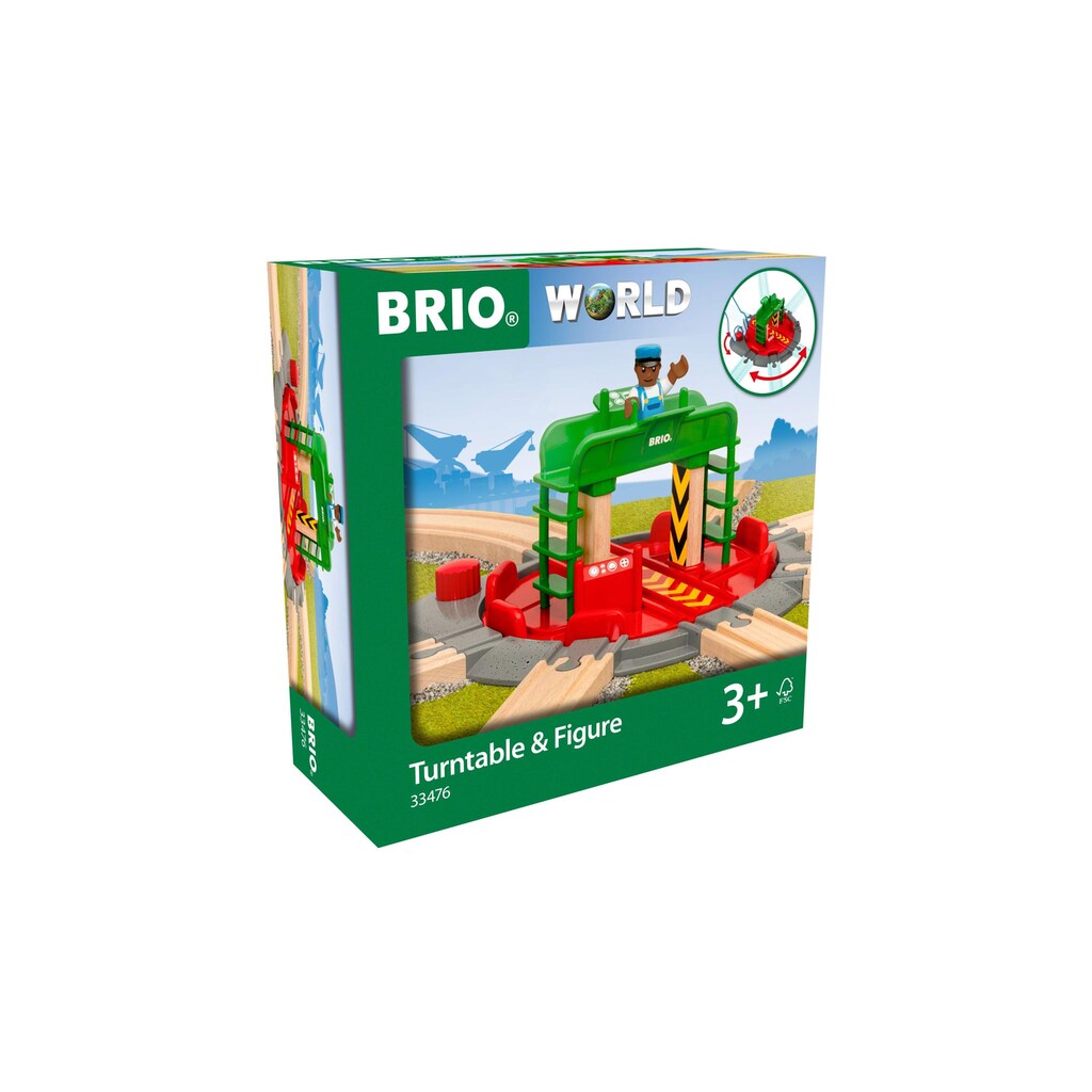 BRIO® Spielzeug-Eisenbahn »Lok-Drehscheibe«