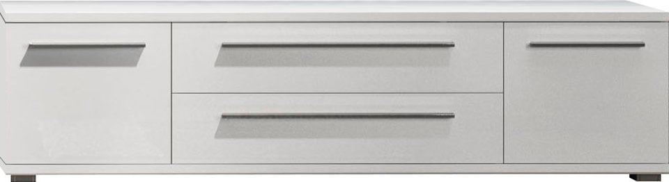 Places of Style Lowboard »Piano TV-Kommode in Breite 165 oder 180 cm mit Soft-Close-Funktion«, Hochglanz UV-lackiert, Br 180 cm mit versch. Tür- und Schubkastenmasse