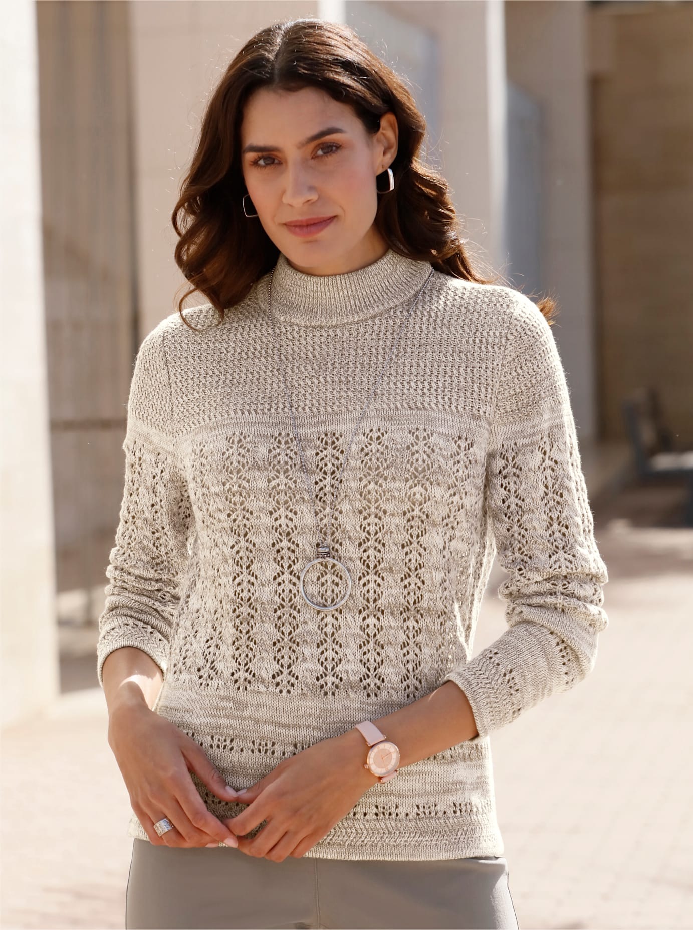 Inspirationen Ajourpullover »Pullover«