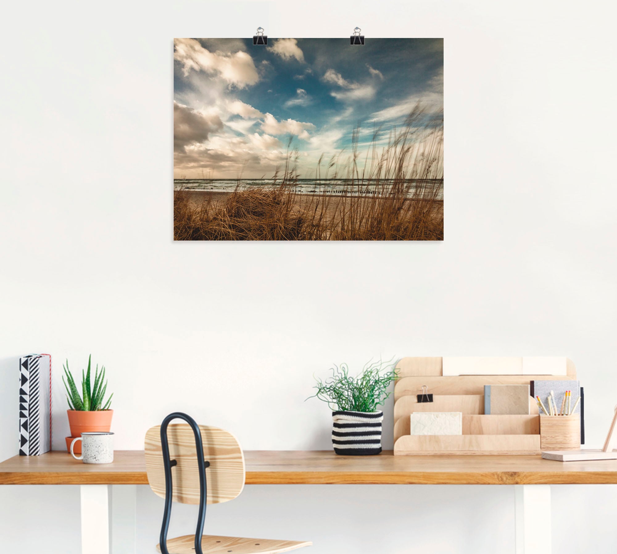 Artland Wandbild »An der Küste der Ostsee«, Gewässer, (1 St.), als Leinwandbild, Poster in verschied. Grössen