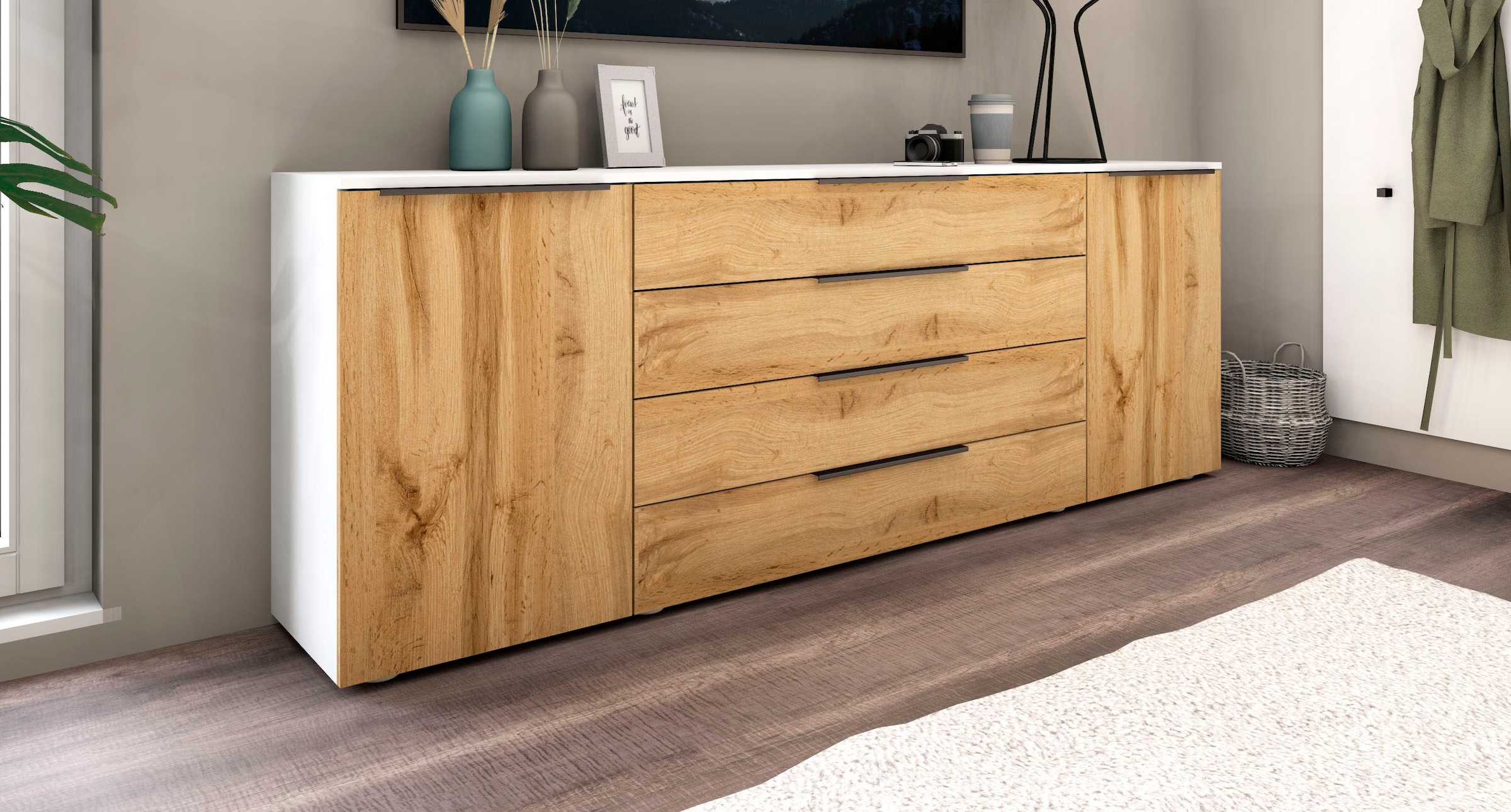 borchardt Möbel Sideboard »Tom«, Breite 200 cm