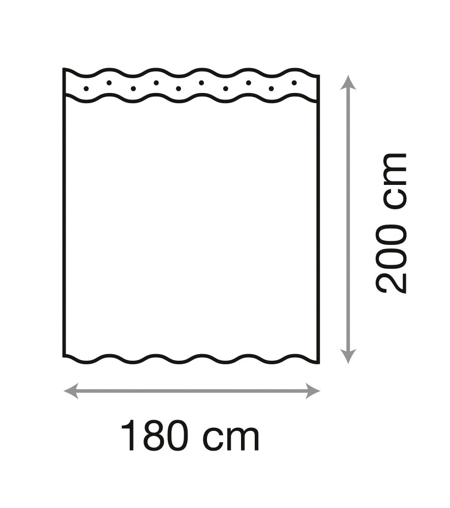 Sanilo Duschvorhang »Magic«, Höhe 200 cm
