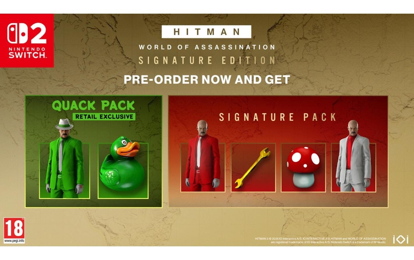 Spielesoftware »GAME HITMAN World of Assassination (Game Key Card)«, Nintendo Switch 2