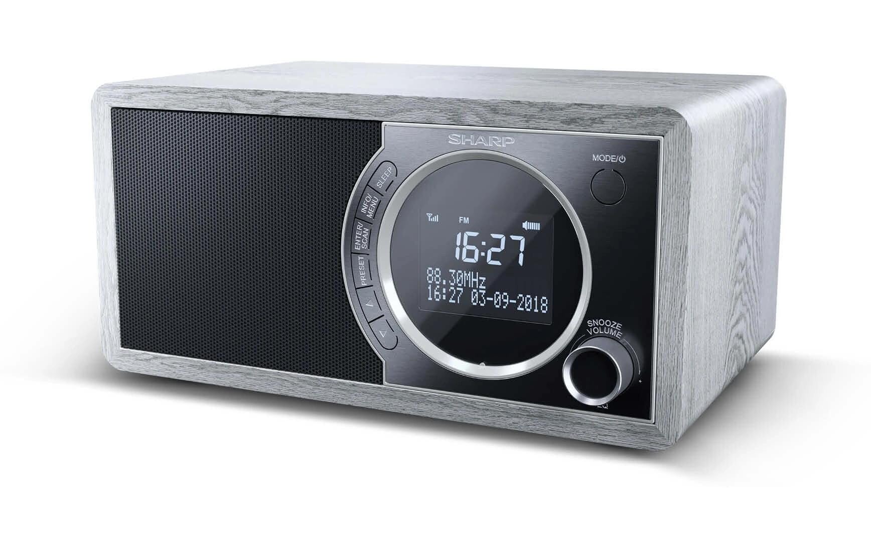 Sharp Digitalradio (DAB+) »DR-450 Grau«, (Bluetooth Digitalradio (DAB+)-FM-Tuner)