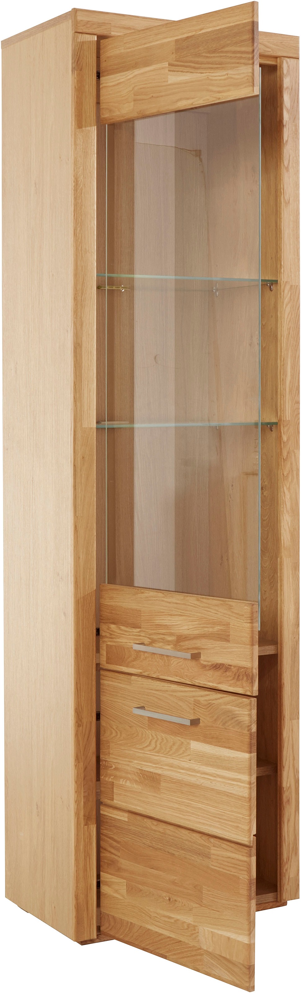 Home affaire Vitrine »Falco«, Fronten in Massivholz