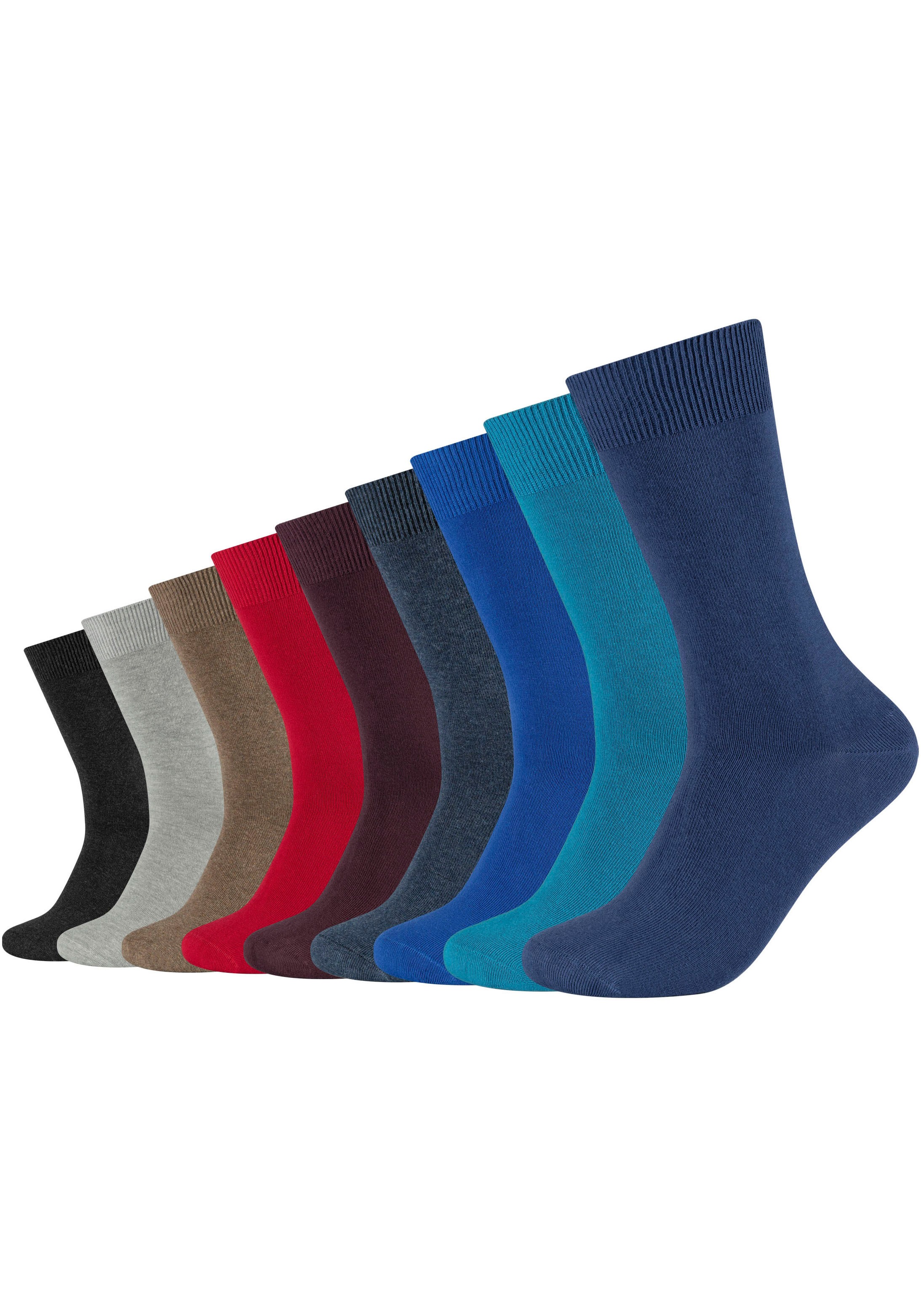Camano Socken, (Packung, verstärkter kaufen Zehenbereich und Paar), Jelmoli-Versand bei 9 Langlebig: Schweiz online Fersen