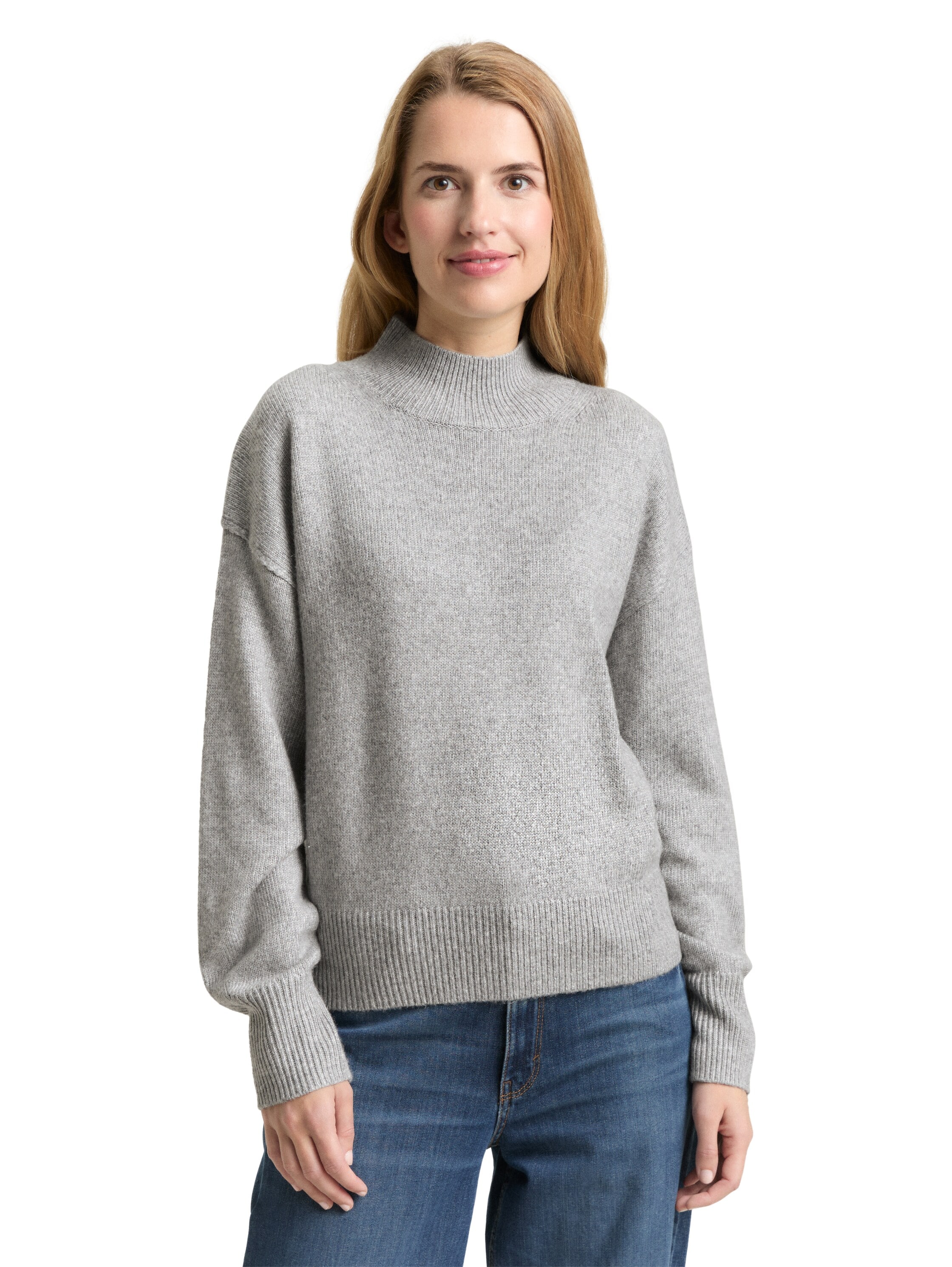 TOM TAILOR Strickpullover mit Rippbündchen