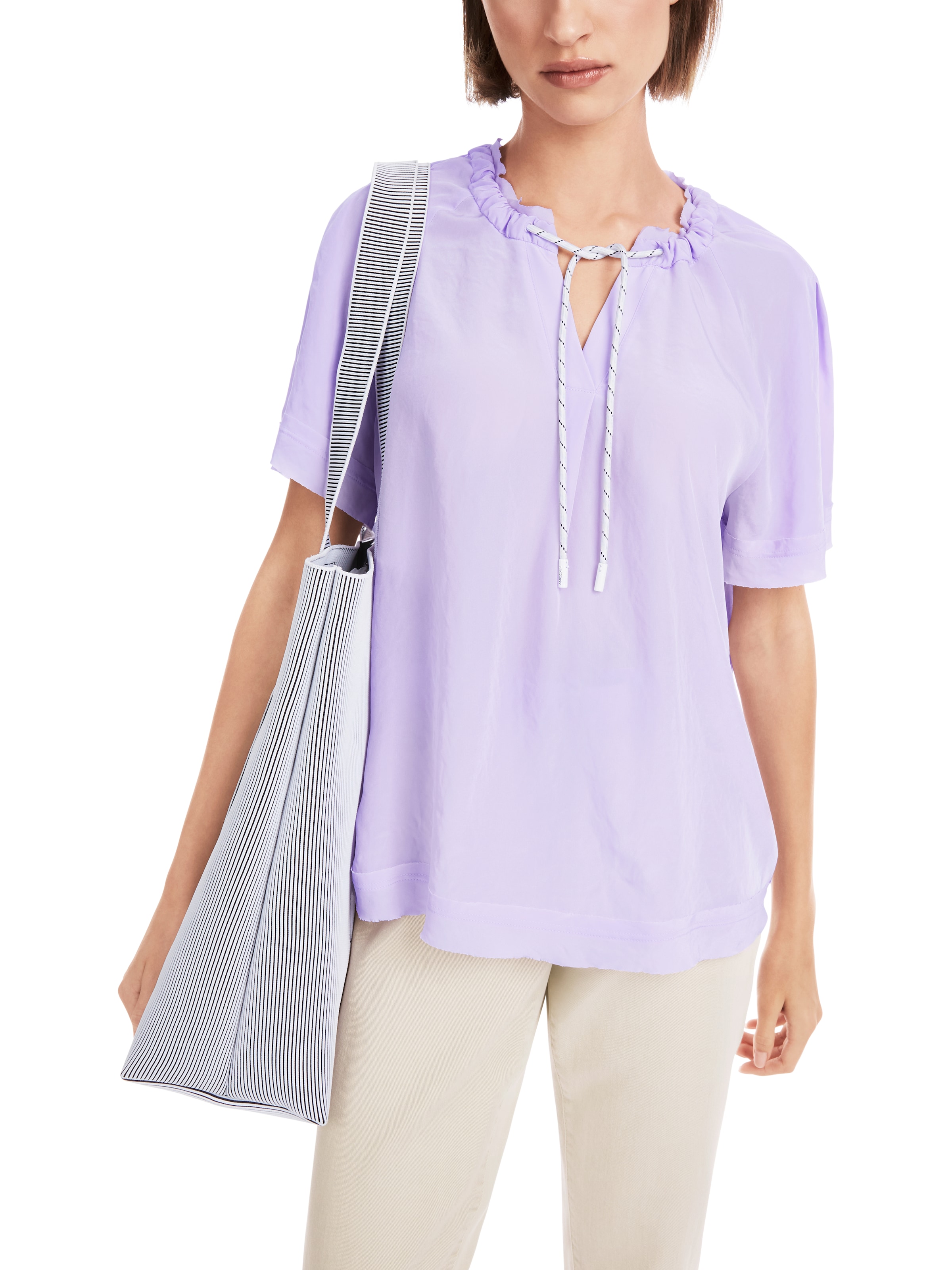 Marc Cain Shirtbluse »"Sky Colours" Premium Damenmode«, Lässiges Blusenshirt