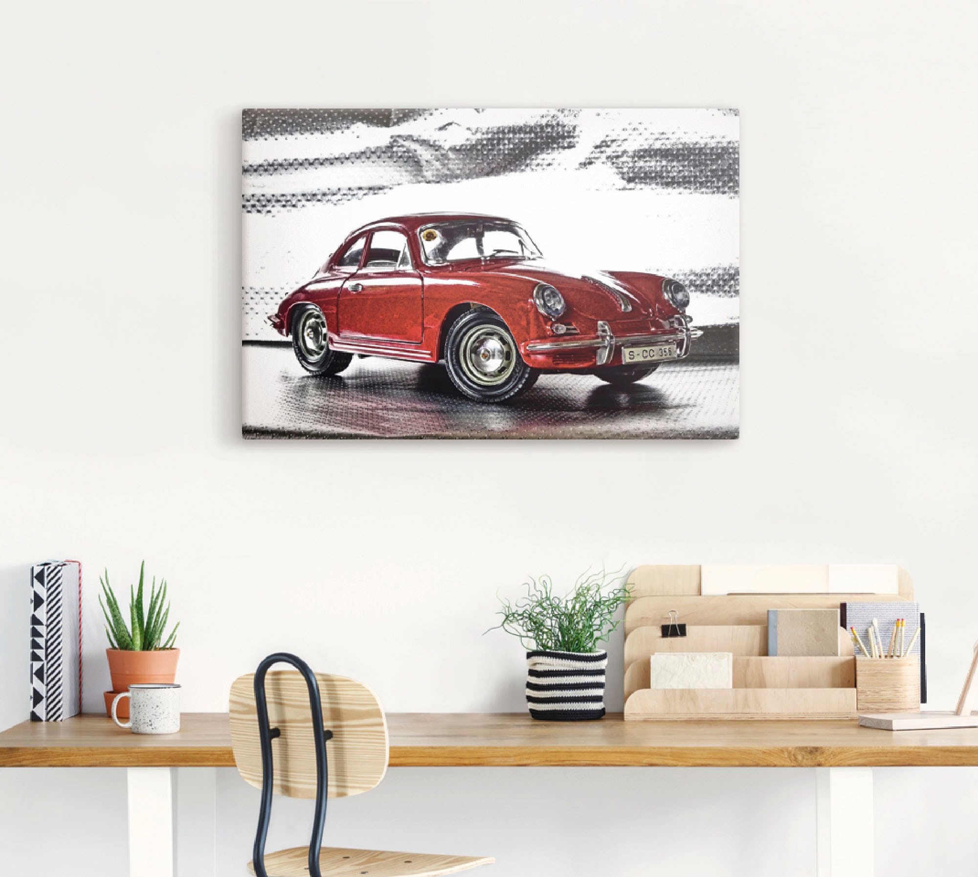 Artland Wandbild »Klassiker - Der Porsche 356«, Auto, (1 St.), als Alubild, Outdoorbild, Leinwandbild, Poster, Wandaufkleber