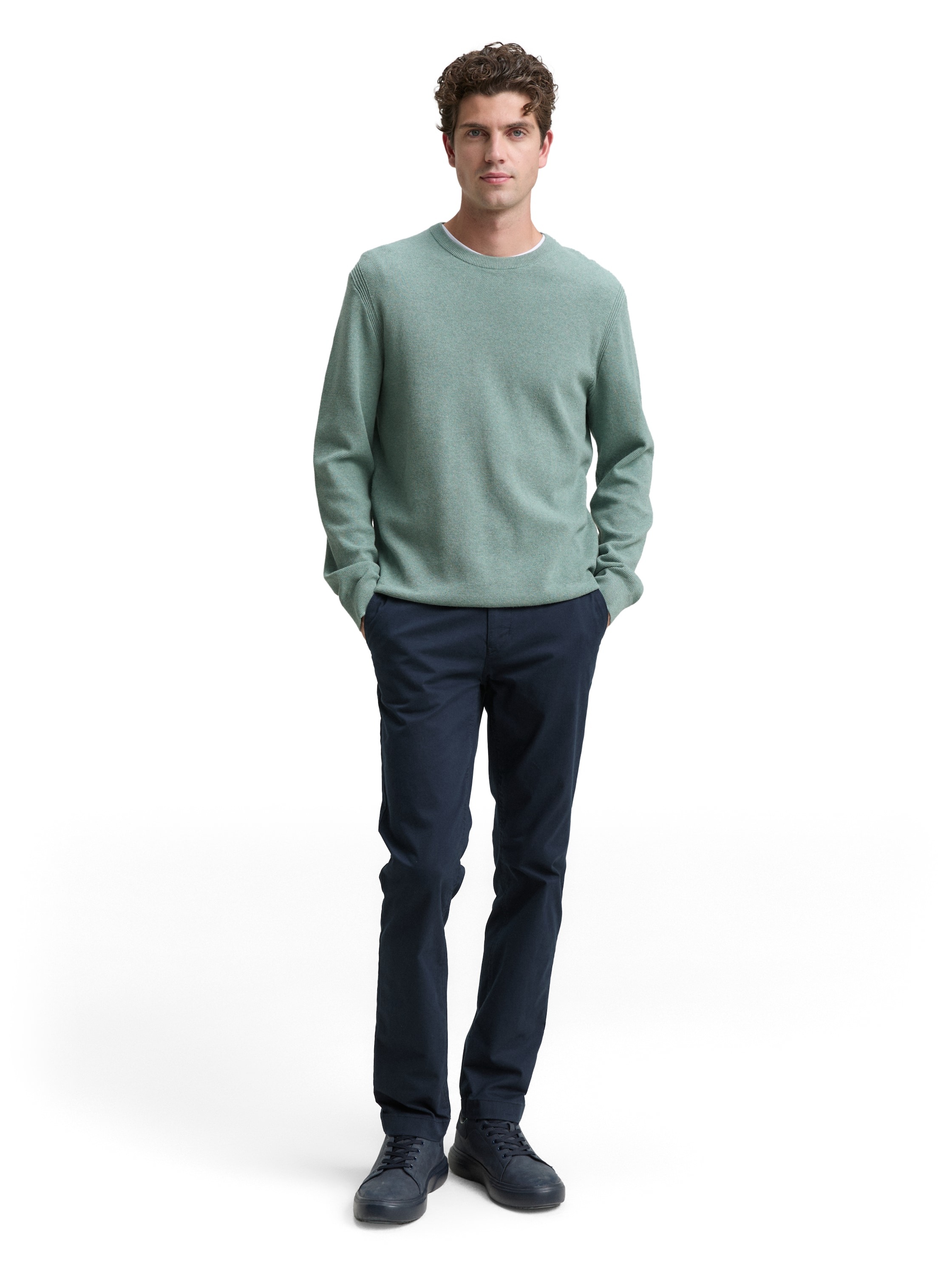 TOM TAILOR Strickpullover, mit Bündchen