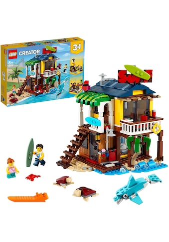 LEGO® Konstruktionsspielsteine »Surfer-Strandhaus (31118), LEGO® Creator 3in1«, (564... kaufen