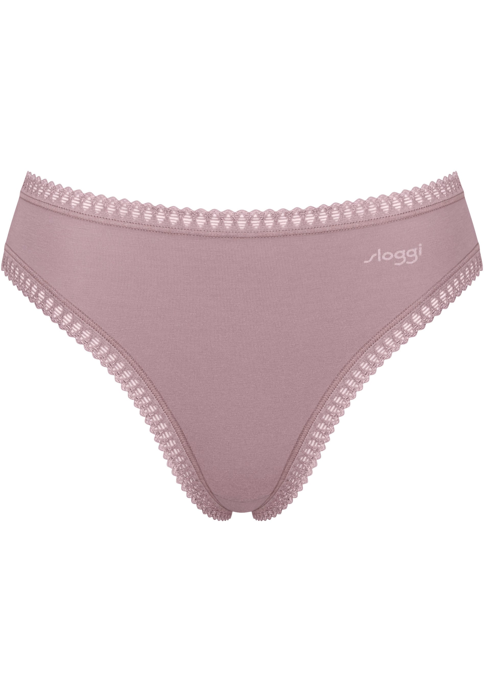 sloggi Slip »GO Crush High leg C3P«, (3er Pack), mit Spitzendetails