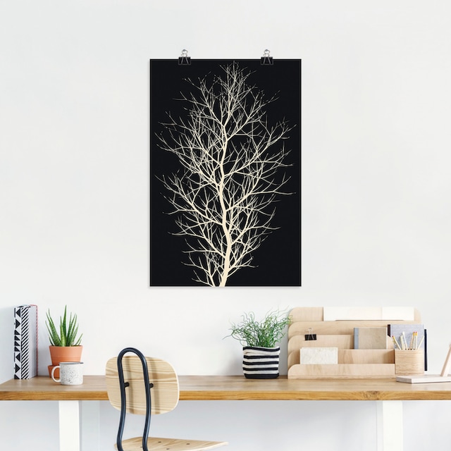 Artland Wandbild »Der schwarze Baum«, Baumbilder, (1 St.), als Alubild,  Leinwandbild, Wandaufkleber oder Poster in versch. Grössen online bestellen  | Jelmoli-Versand