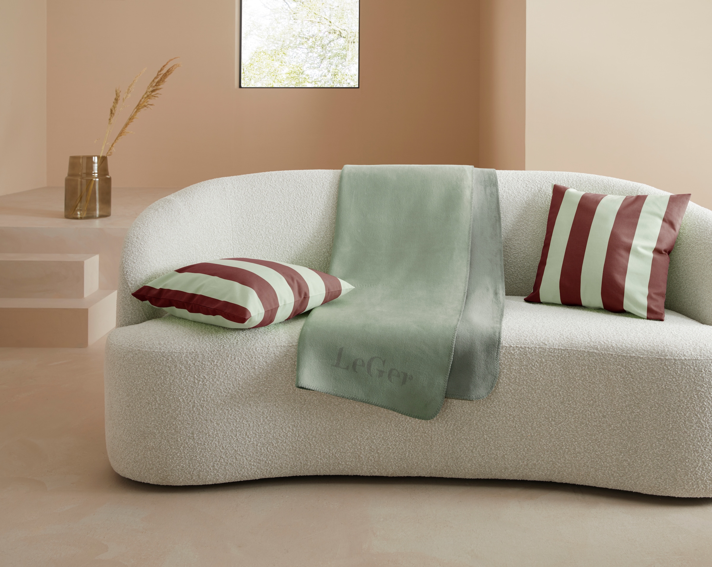 LeGer Home by Lena Gercke Jelmoli-Versand Schriftzug, | Kuscheldecke mit »Anisa«, online shoppen Wohndecke modernem