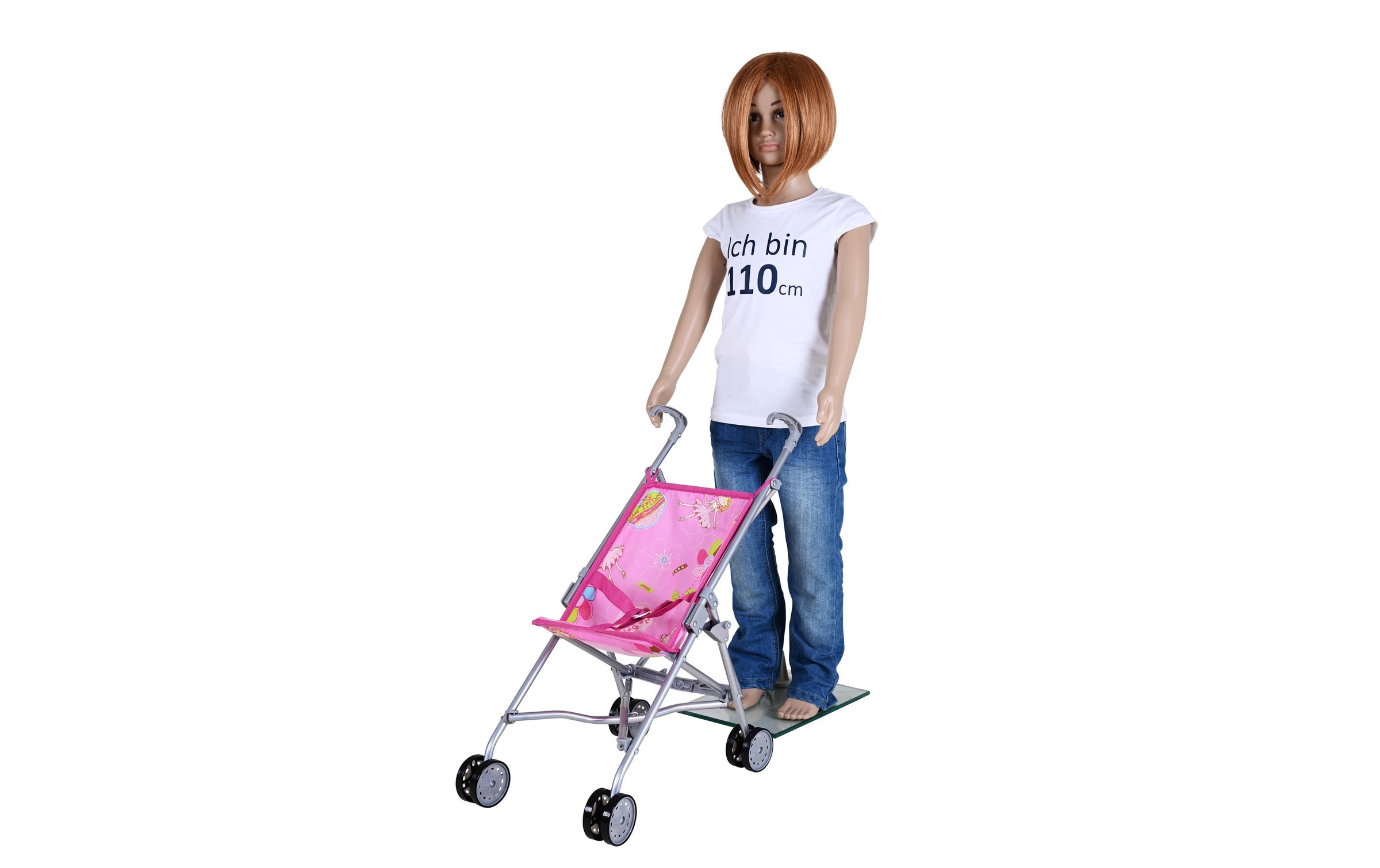 Knorrtoys® Puppenbuggy »Puppenbuggy Sim - pink little princess«