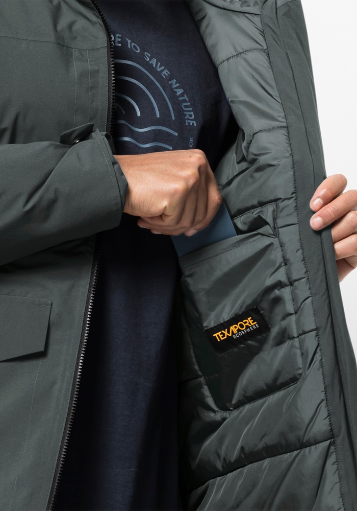 Jack Wolfskin Funktionsparka »KOENIGSBAU PARKA M«, mit Kapuze