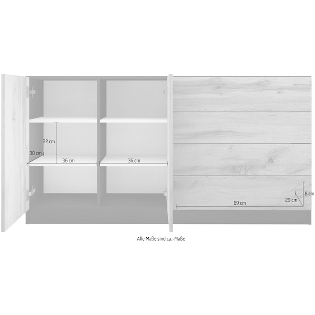 ❤ borchardt Möbel Sideboard »Vaasa«, Breite 152 cm entdecken im  Jelmoli-Online Shop