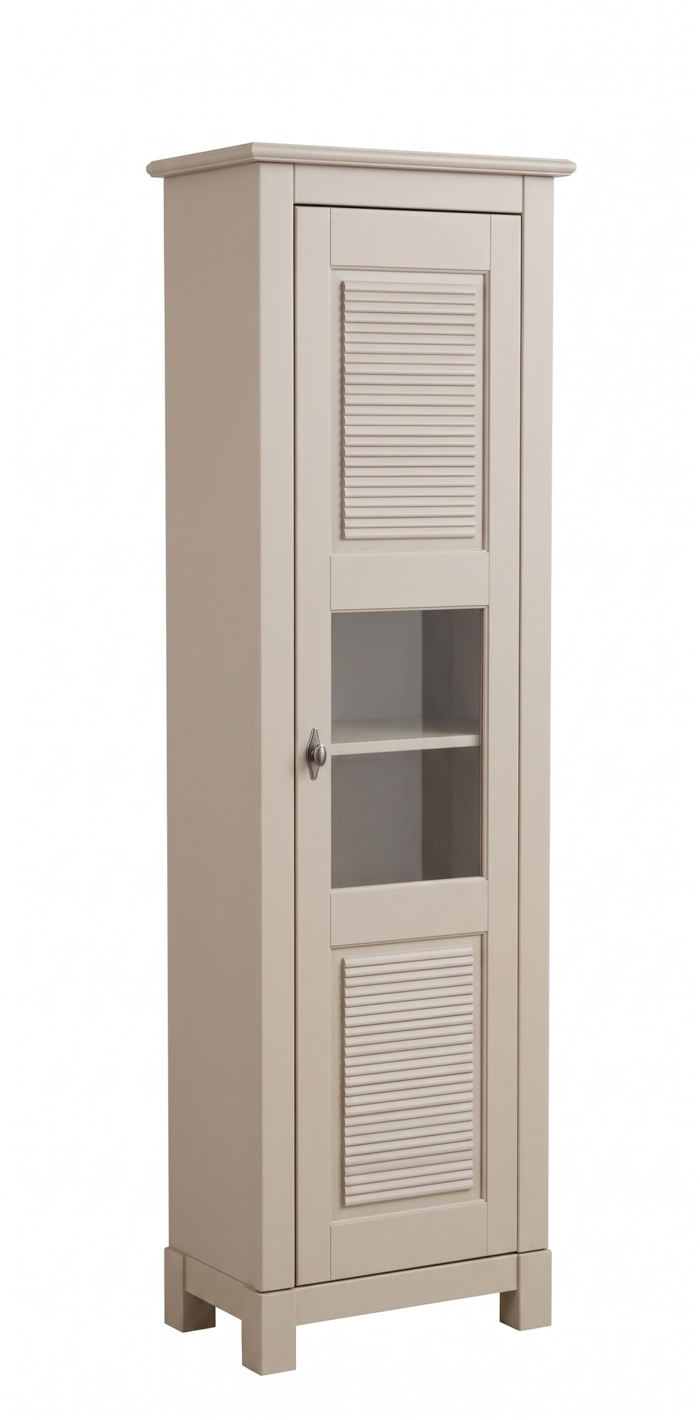 OTTO home Vitrine "Rauna Vitrinenschrank, Stauraumchrank" Höhe 180 cm, aus massiver Kiefer, FSC-zertifiziert