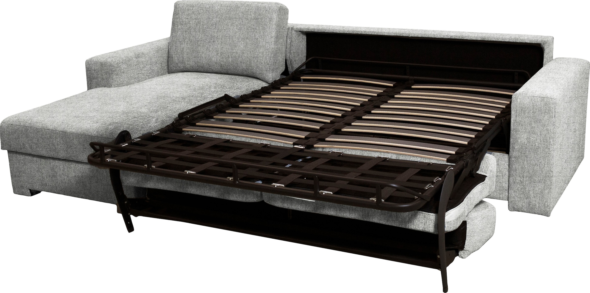 Home affaire Ecksofa Roma "L" Dauerschlaffunktion, mit Unterfederung, Matratzenhöhe 14cm, Liegemasse ca 163x198 cm, L-Form