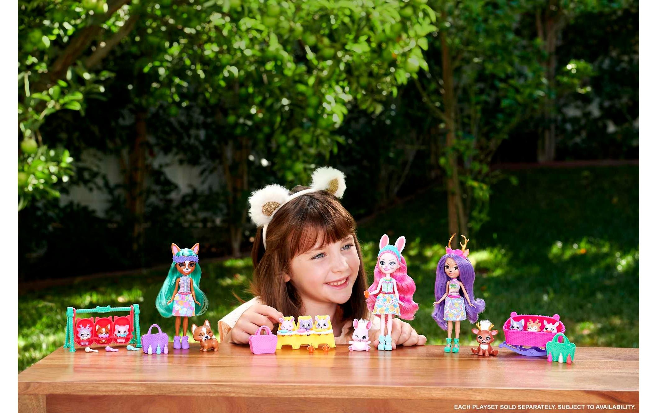 Enchantimals Minipuppe »Enchantimals Baby Bree Bunny & Twist Bunny«