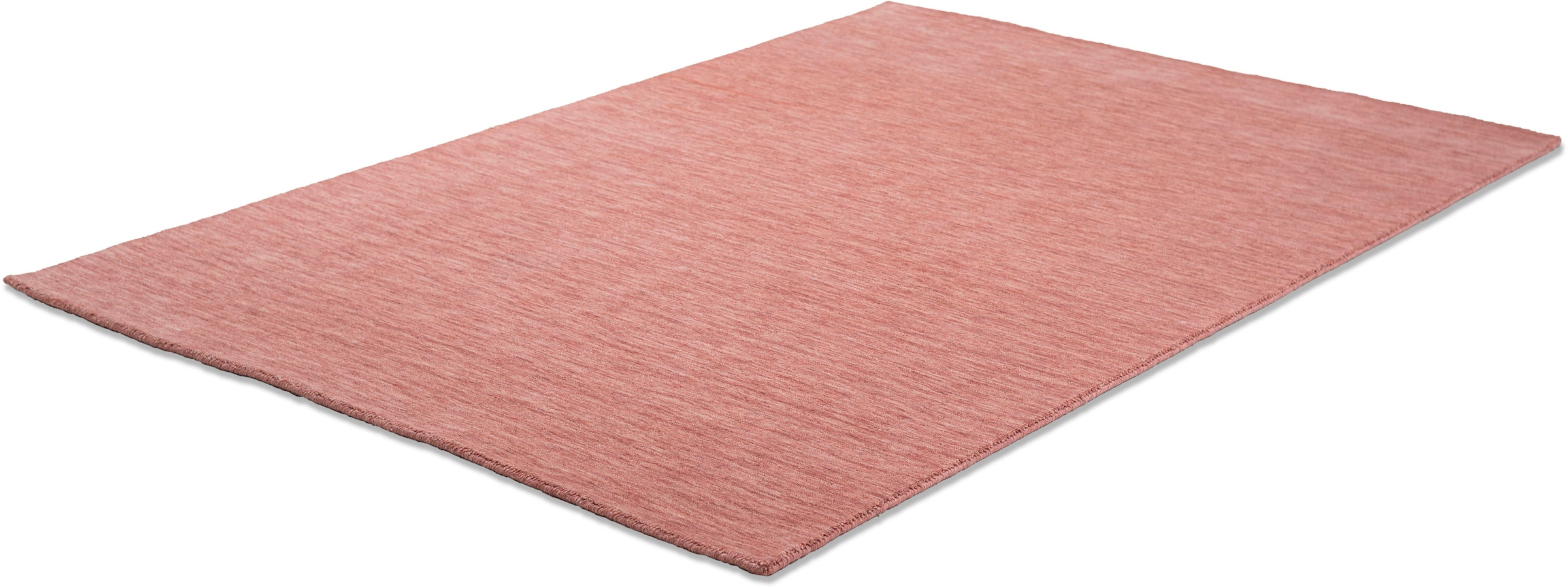 Sansibar Wollteppich »List«, rechteckig, 13 mm Höhe, Kurzflor, Handweb Teppich, Uni-Farben, reine Wolle, handgewebt