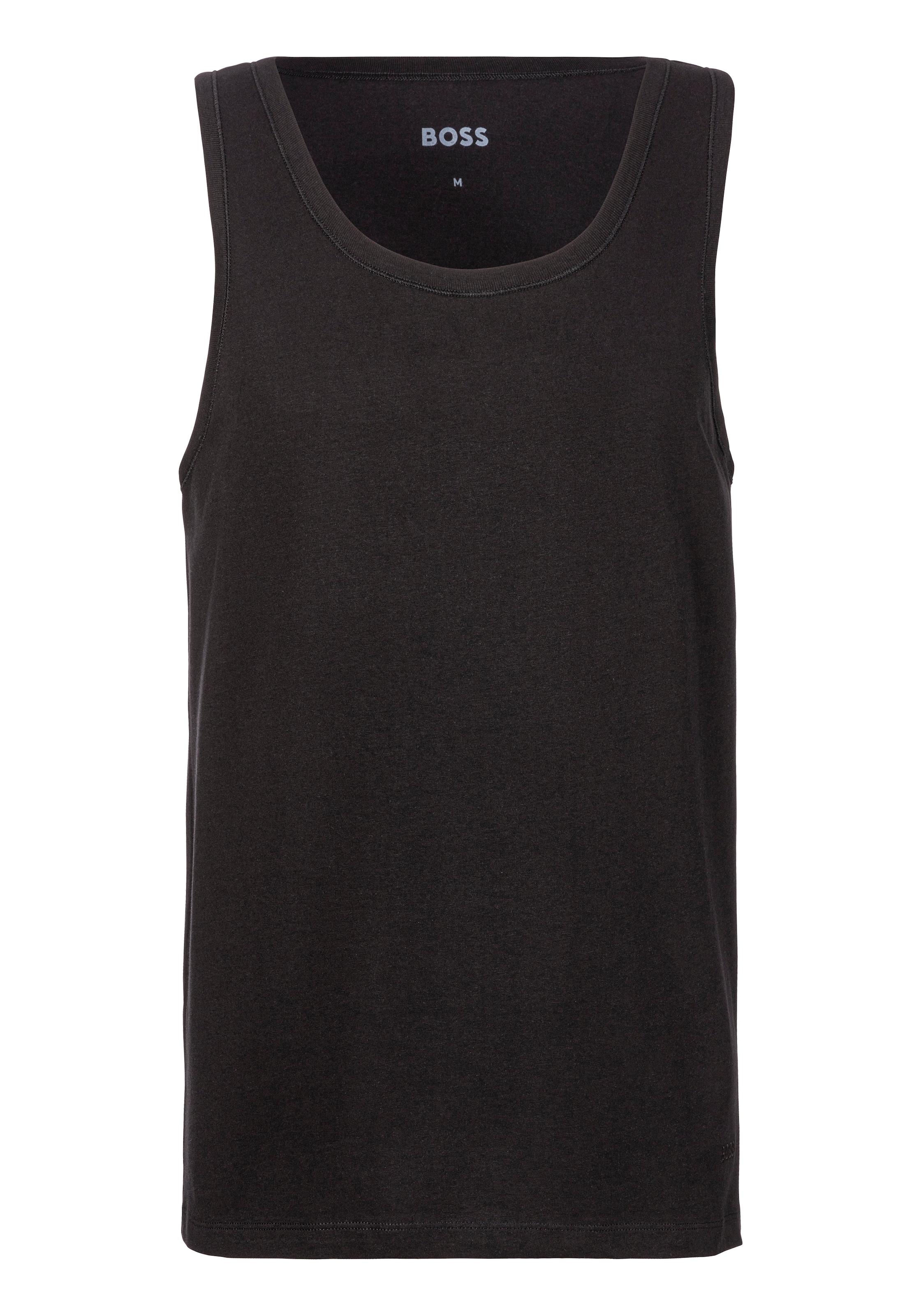 BOSS Unterhemd »Tank Top 3P CO«, (Packung, 3 St.), mit Rippbündchen