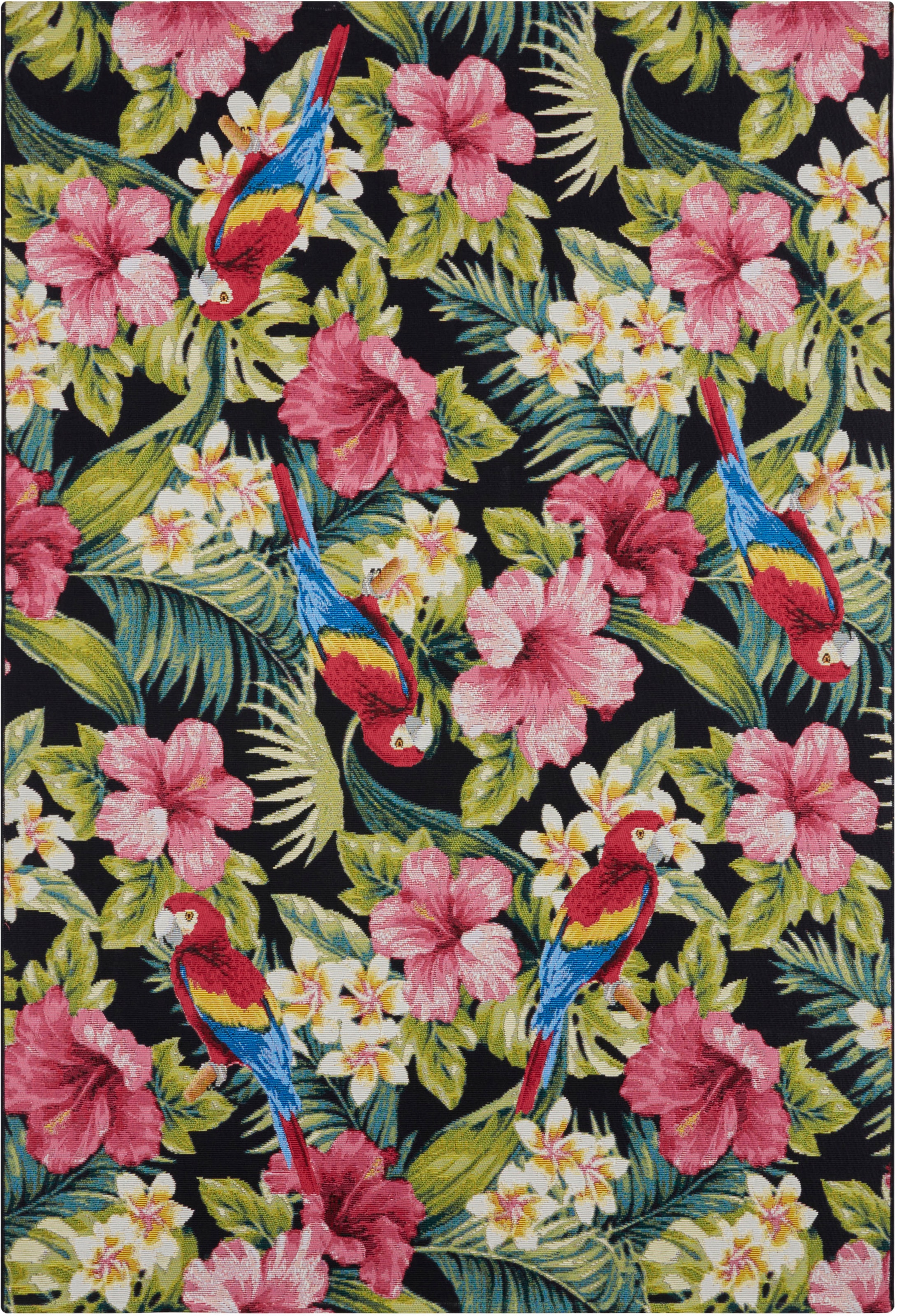 HANSE Home Outdoorteppich »Tropical Feeling«, rechteckig, 3 mm Höhe, In-& Outdoor, Teppich, Wetterfest, Balkon, Garten, Wohnzimmer, Floral