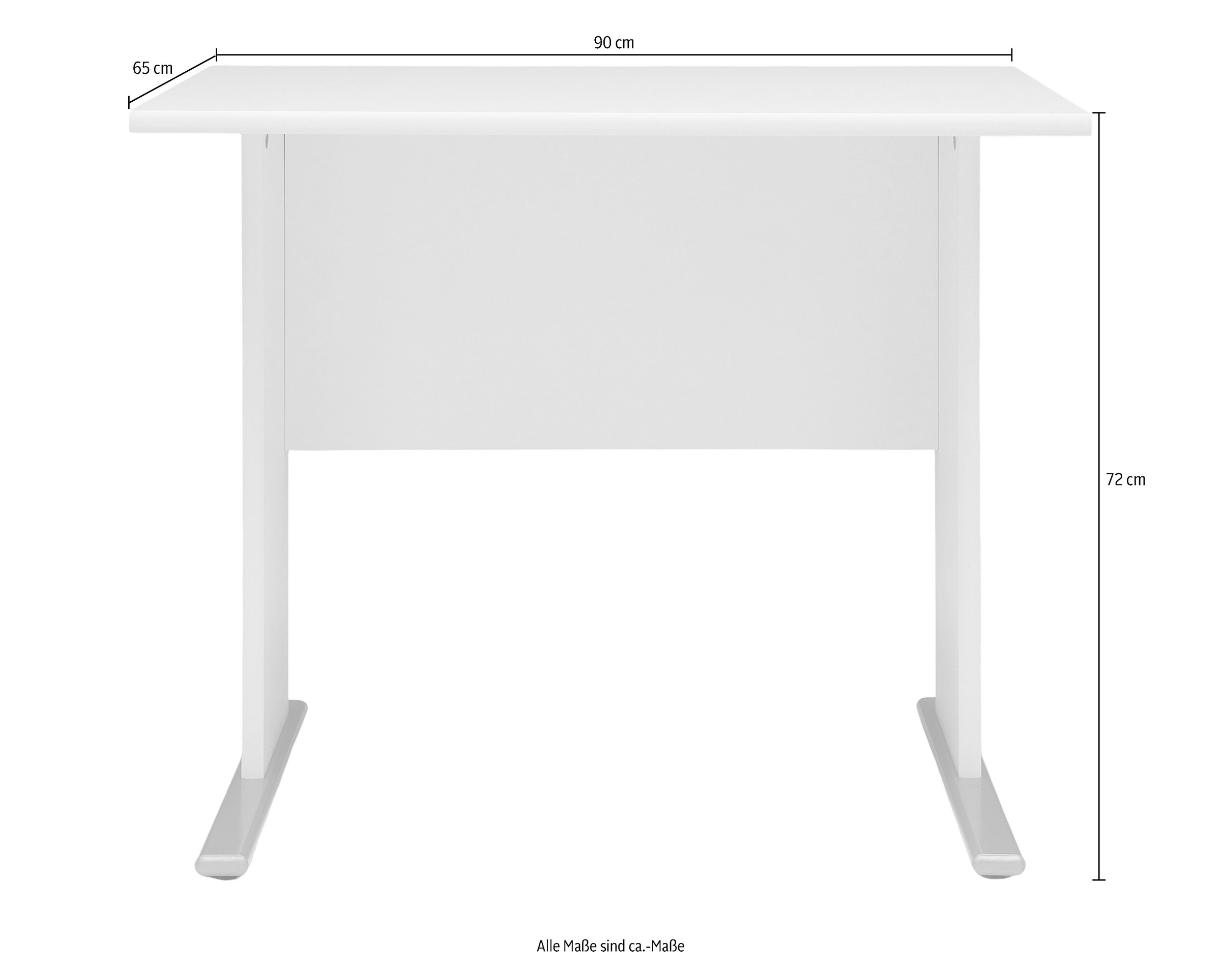 Schildmeyer Schreibtisch "Serie 200, Schreibtisch, Made in Germany, B: 90 cm" Solide Verarbeitung - Dieses Produkt ist in Deutschland gefertigt