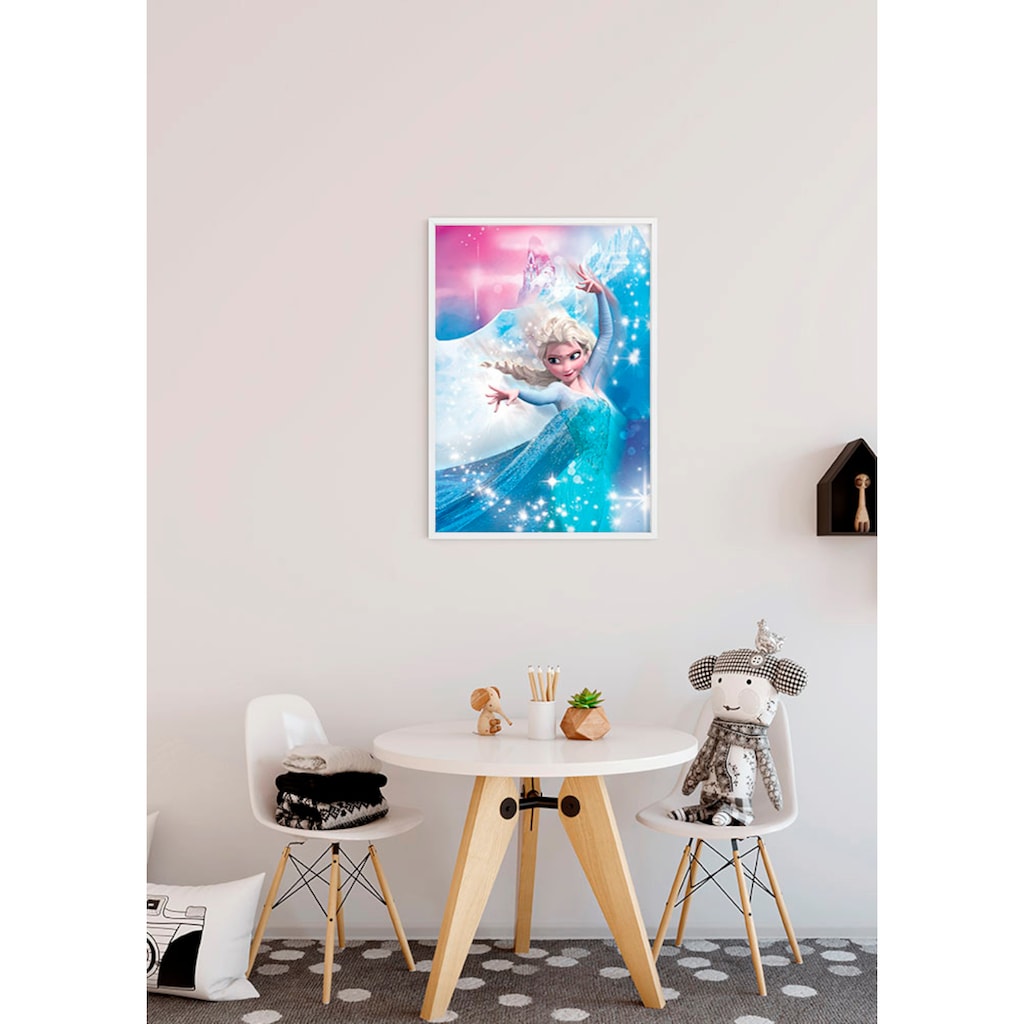 Komar Poster »Frozen 2 Elsa Action«, Disney, (1 St.), Kinderzimmer, Schlafzimmer, Wohnzimmer