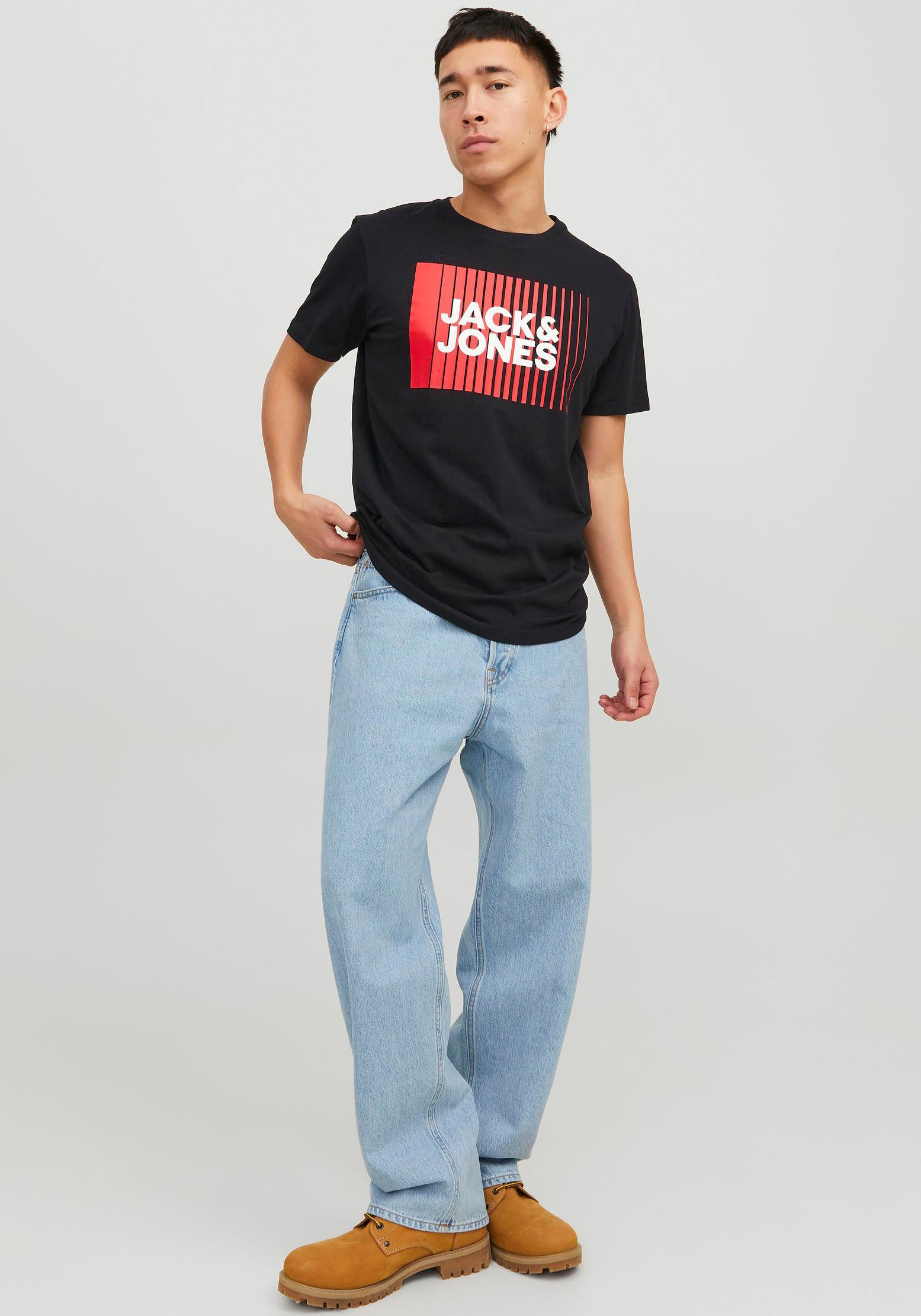 Jack & Jones Rundhalsshirt »JJECORP LOGO TEE PLAY SS O-NECK NOOS«