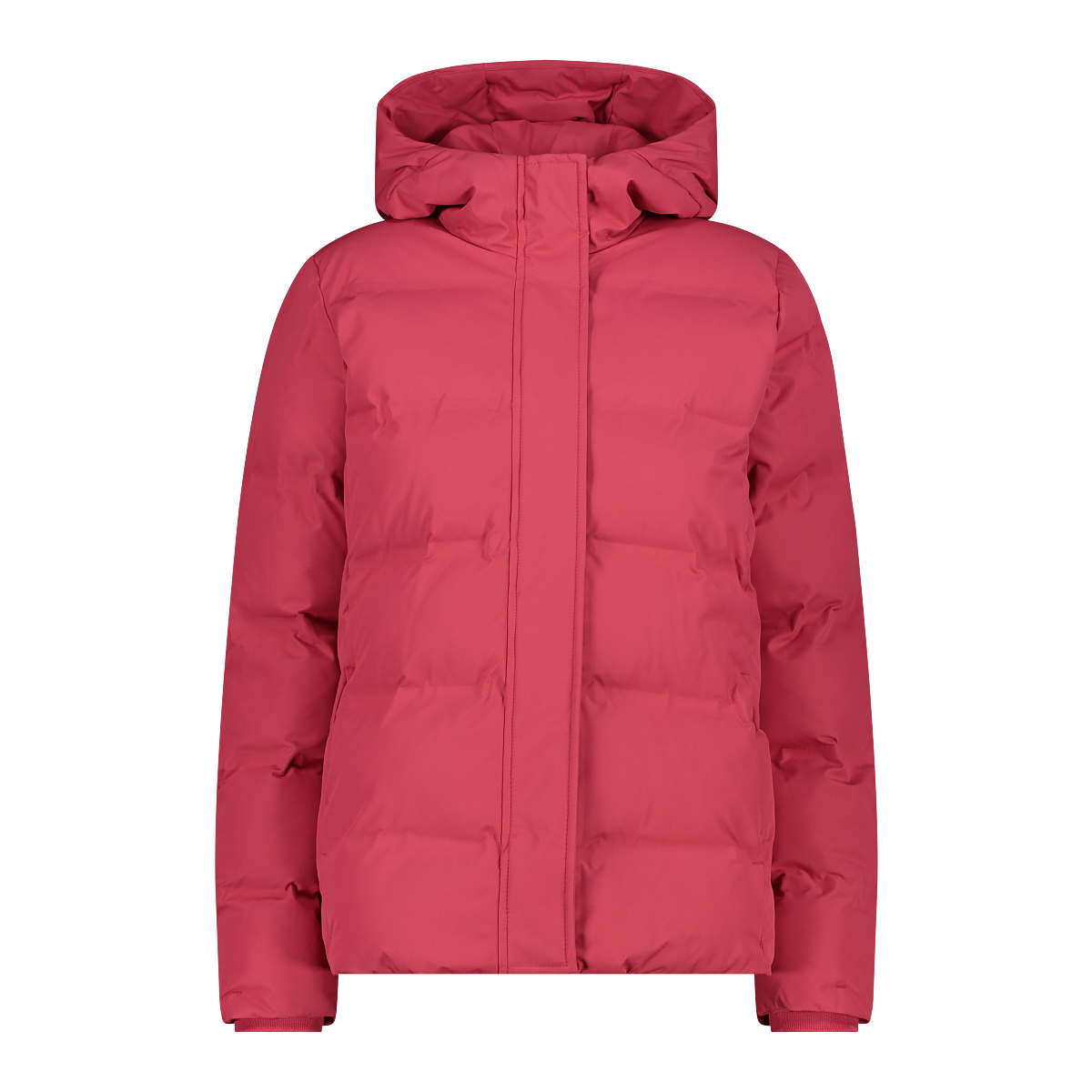 Cmp Cherry Steppjacke "Woman Jacket Fix Hood" Mit Fixierter Kapuze, Aus Polyester, Auch In Grossen Grössen