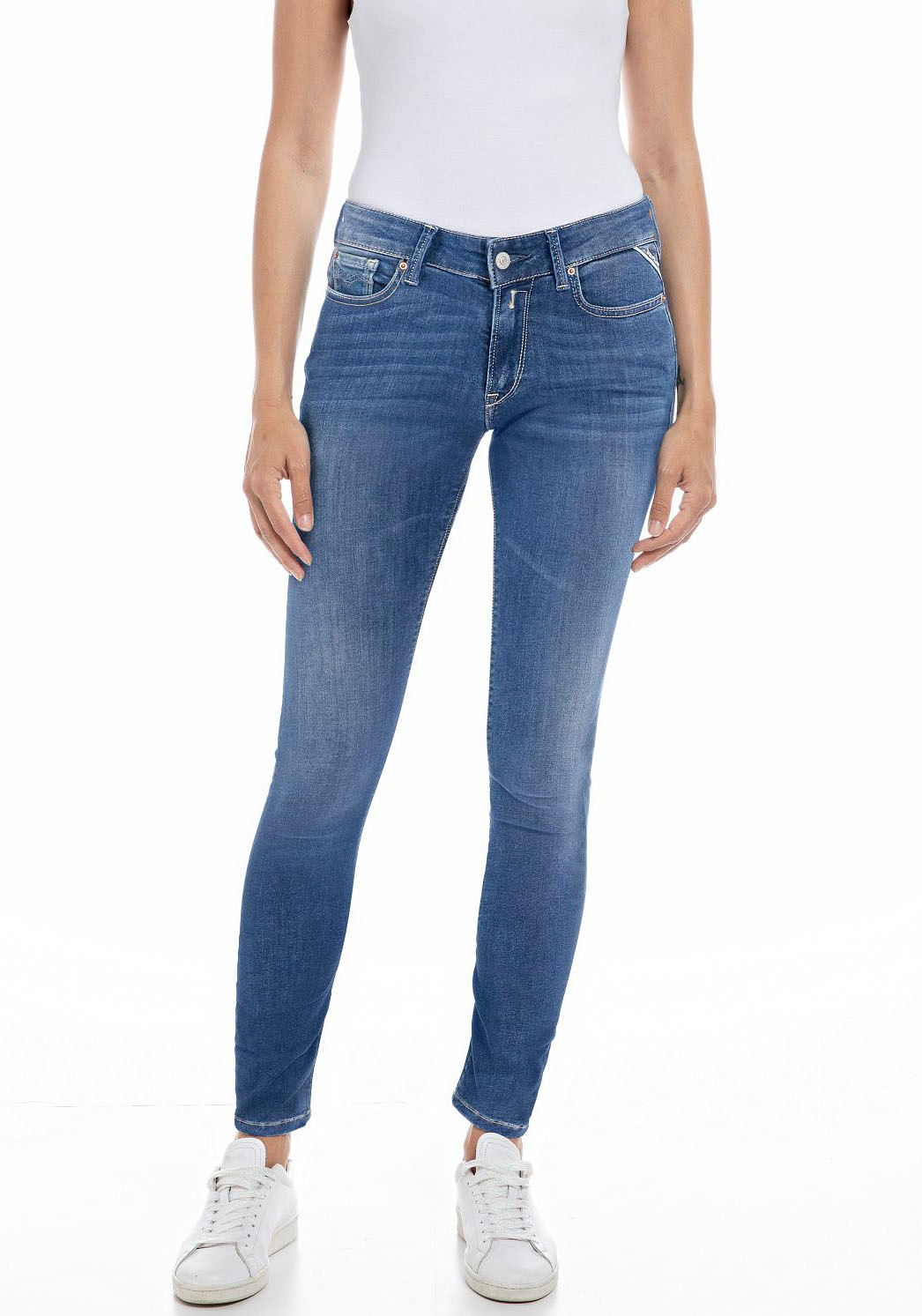 Replay 5-Pocket-Jeans »NEW LUZ Skinny Fit«, in Ankle-Länge