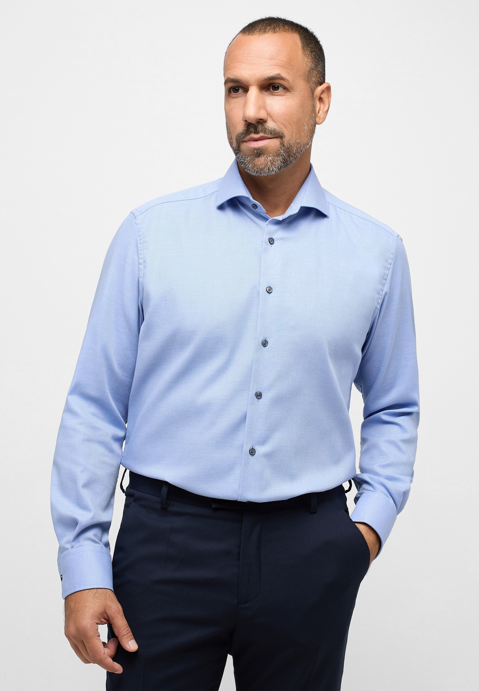 Eterna Langarmhemd »COMFORT FIT« NON IRON (bügelfrei)