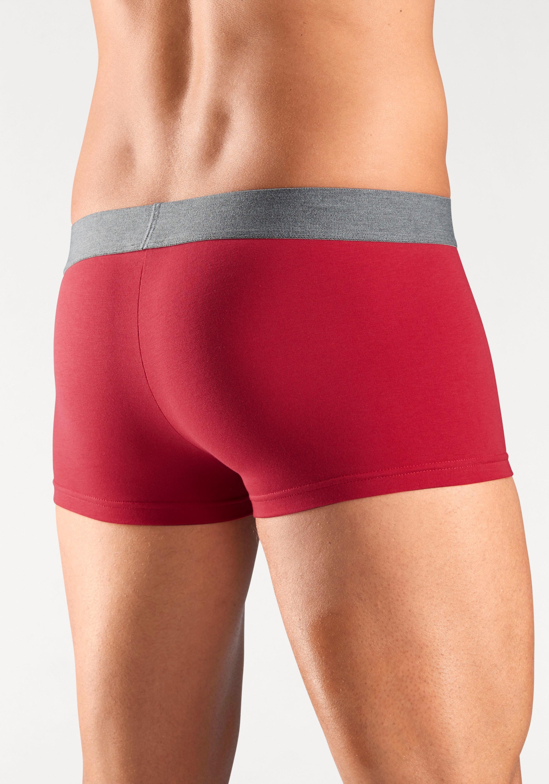 s.Oliver Hipster, (Packung, 4 St.), knapp sitzende Boxershorts für Herren aus Baumwoll-Mix