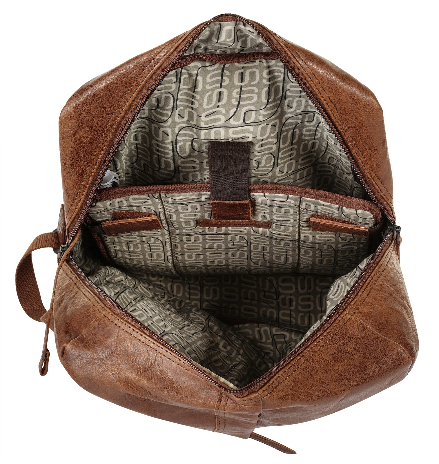 Spikes & Sparrow Aktentasche, echt Leder