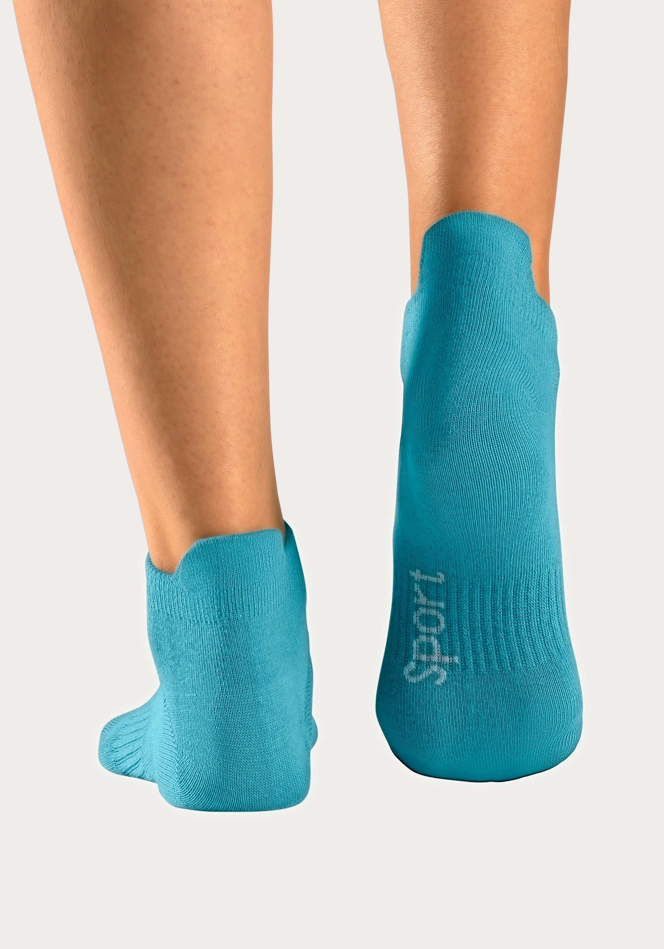 Bench. Sneakersocken, (Packung, 6 Paar), mit feiner Mesh Konstruktion und Mittelfussgummi