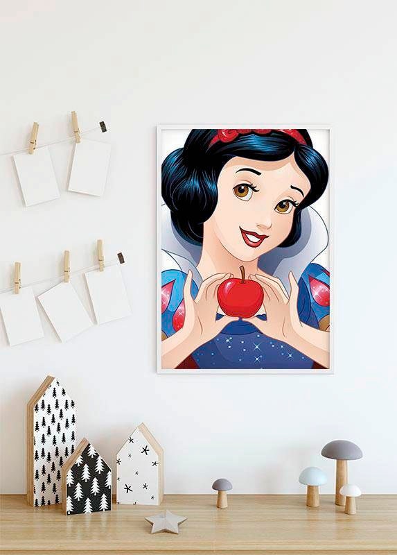 Komar Bild »Snow White Portrait«, Disney, (1 St.), Wandbild zur Dekoration im Kinderzimmer - ohne Rahmen
