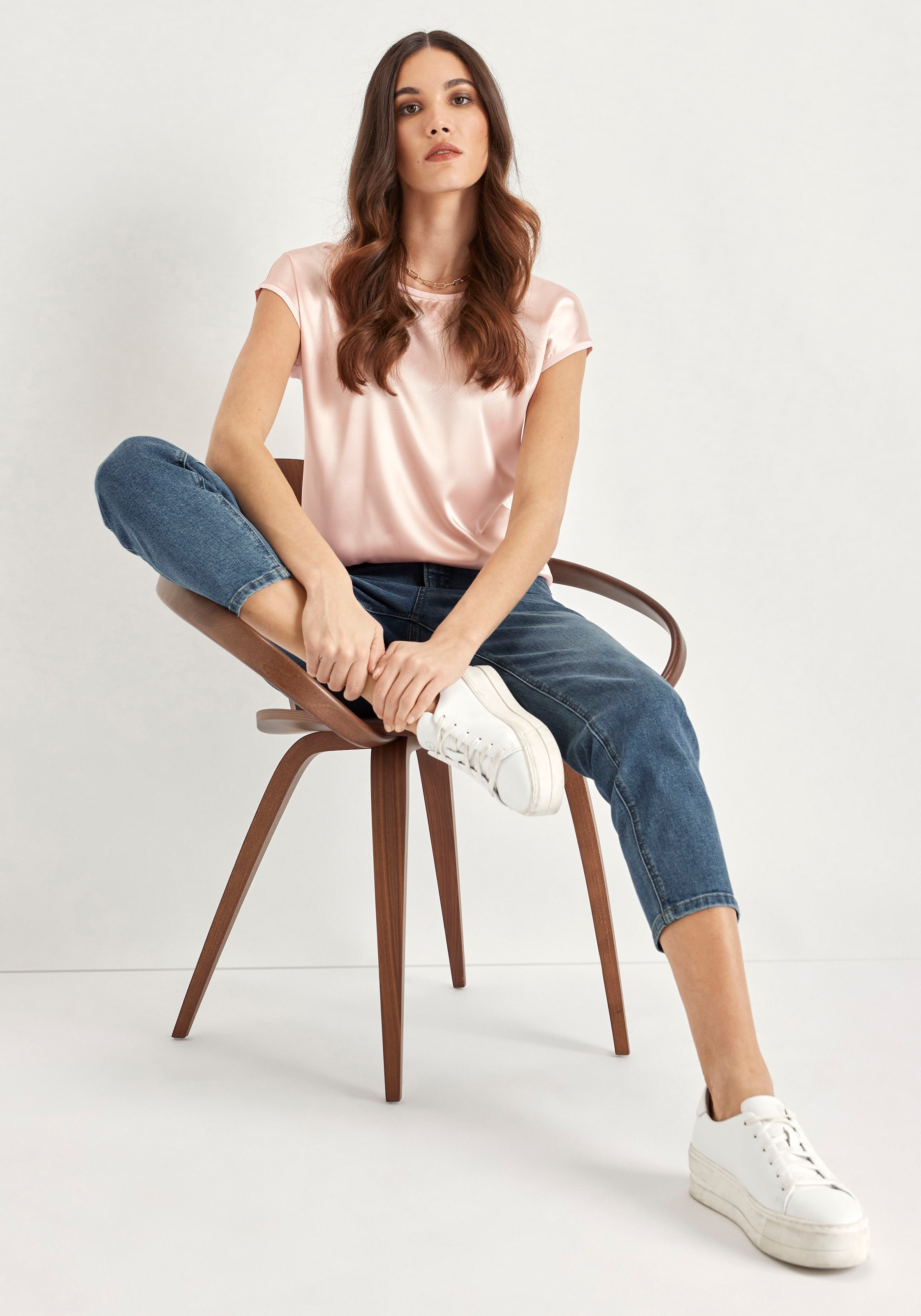 HECHTER PARIS Mom-Jeans, mit dezentem Used-Look