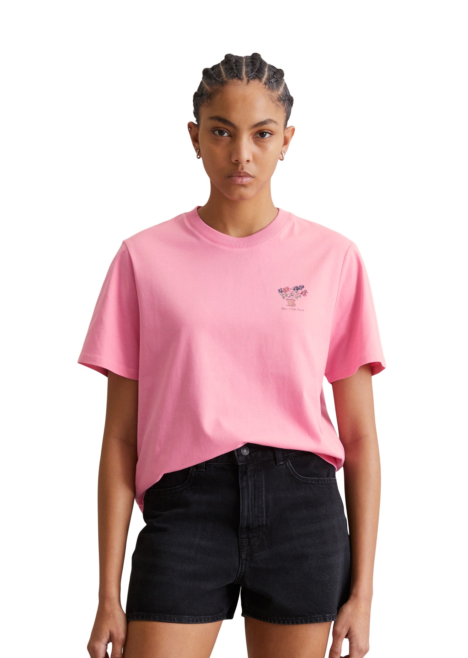 Marc O'Polo DENIM T-Shirt modischer Print auf der Brust