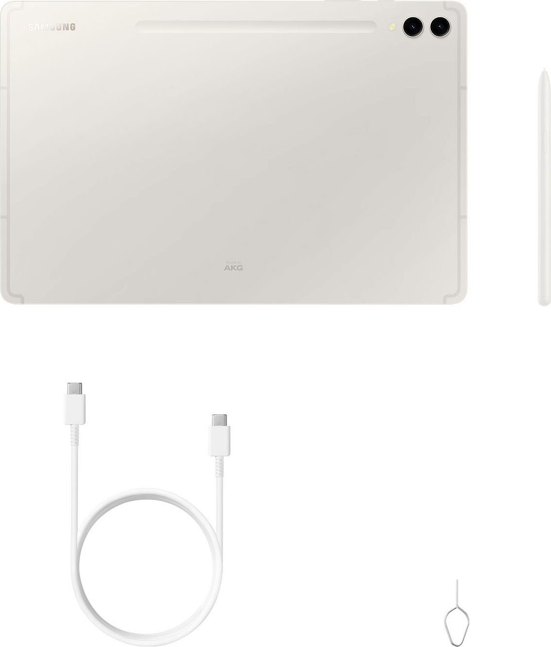 Samsung Tablet »Galaxy Tab S9+ 5G«, (31,5 cm / 12,4 Zoll), Android, WQXGA+, 5G, AI-Funktionen)